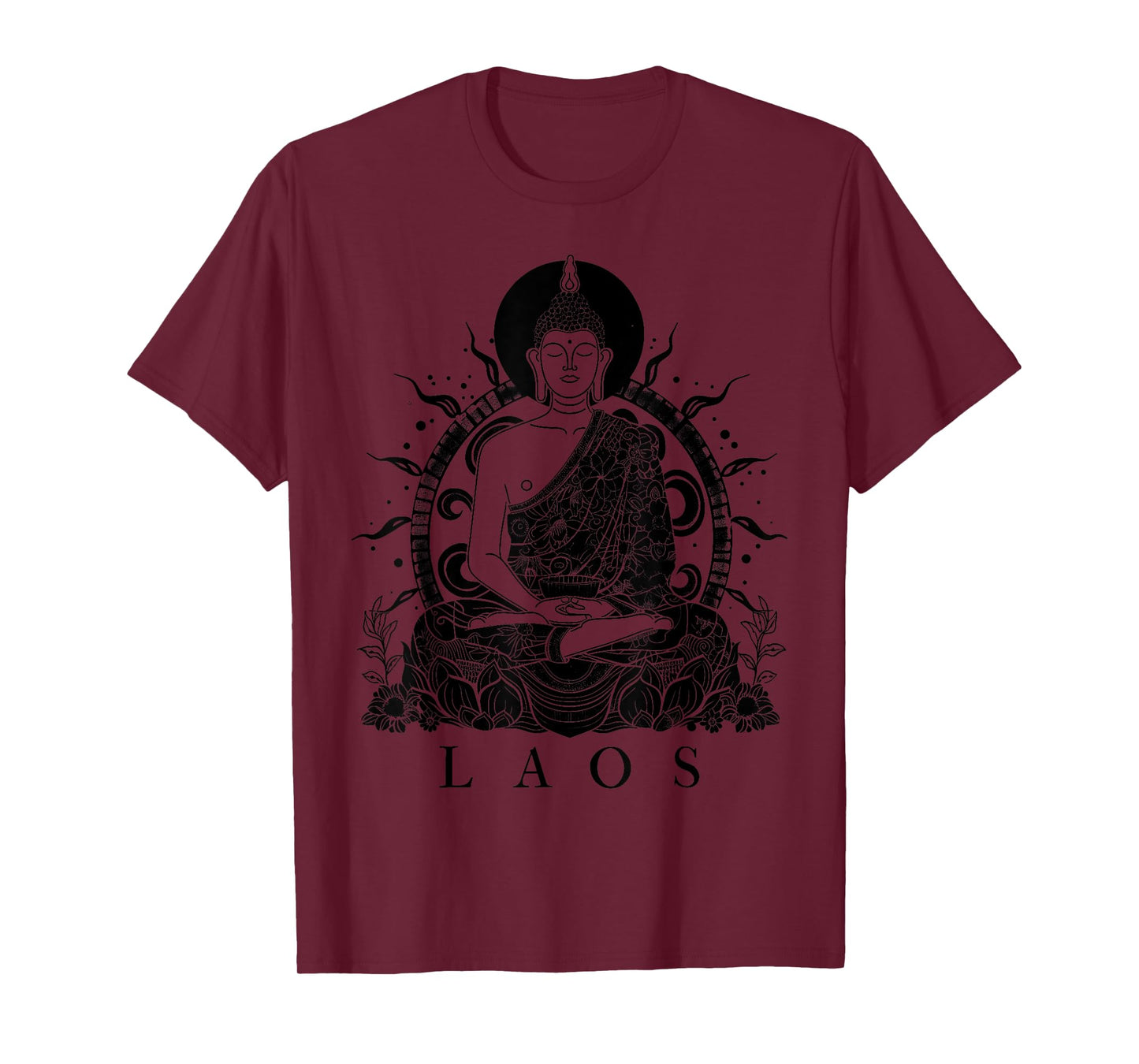 We Love Laos - Buddha Co. Laos Buddha Vintage Buddhist Souvenir T-Shirt
