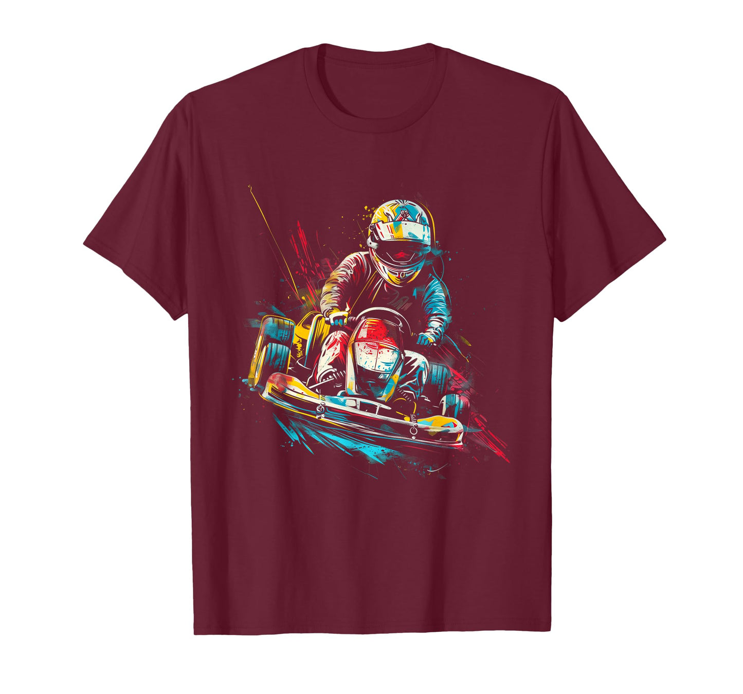 Go Kart Racing Boys Kids Racer T-Shirt