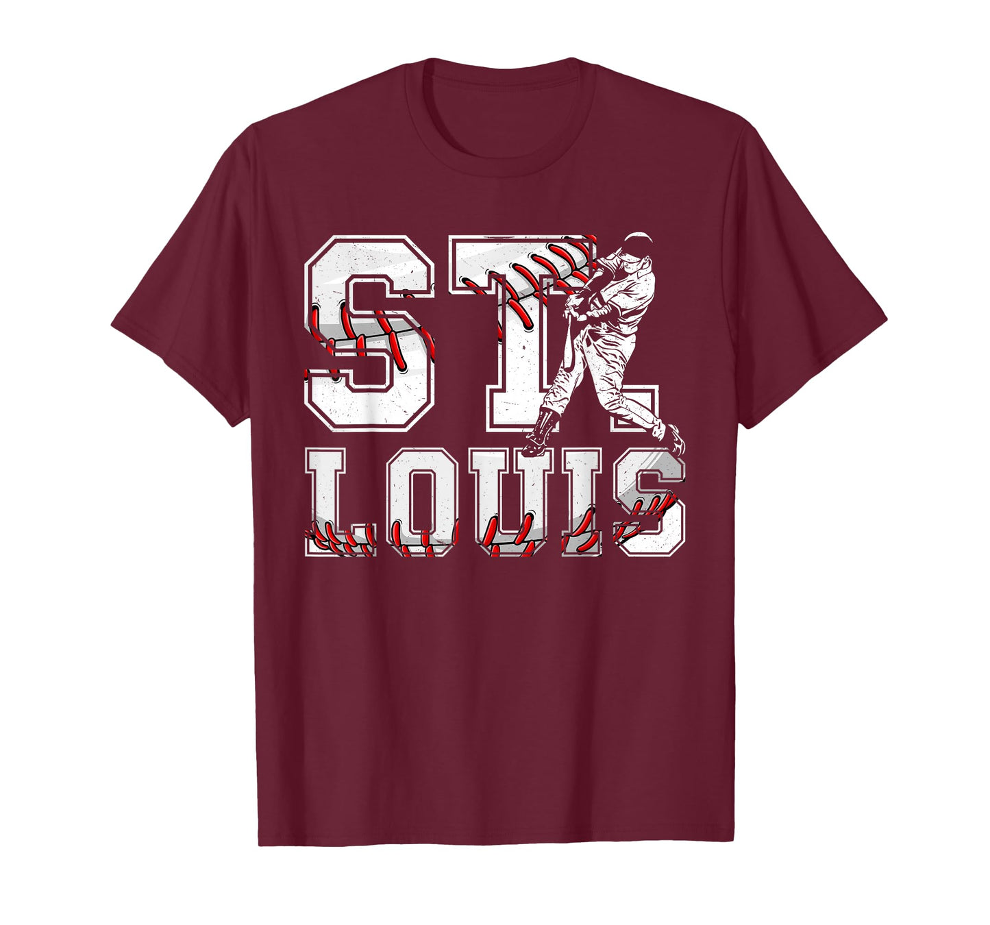 St. Louis Retro Baseball Lover Met At Game Day Men Boys Kids T-Shirt