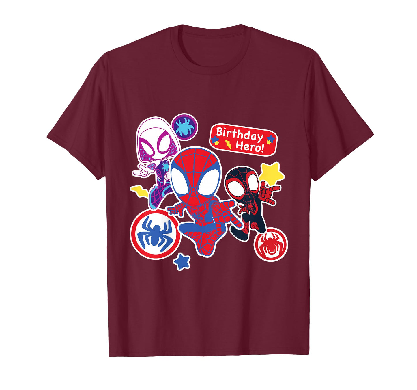 Marvel Spidey and His Amazing Friends Birthday Hero T-Shirt