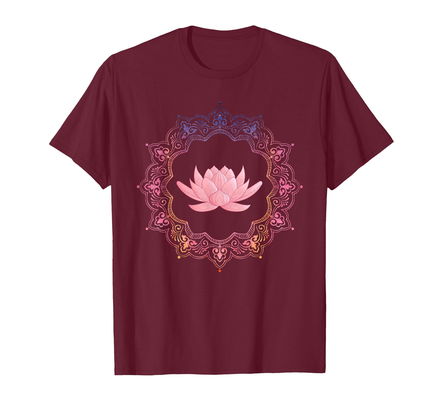 Lotus Mandala Circle | Spiritual Yoga T-Shirt
