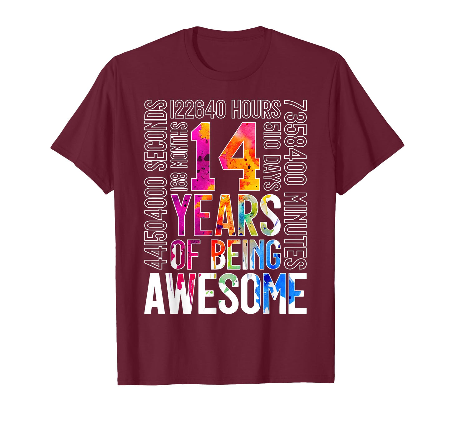 14 YEARS OF BEING AWESOME 14TH BIRTHDAY T-Shirt