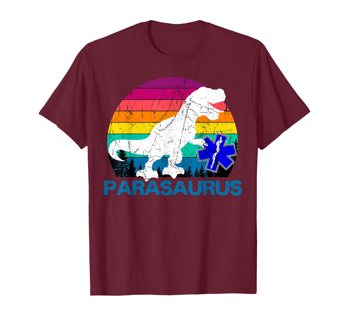 Paramedic Retro Vintage T-Rex Emergency Medical Technician T-Shirt