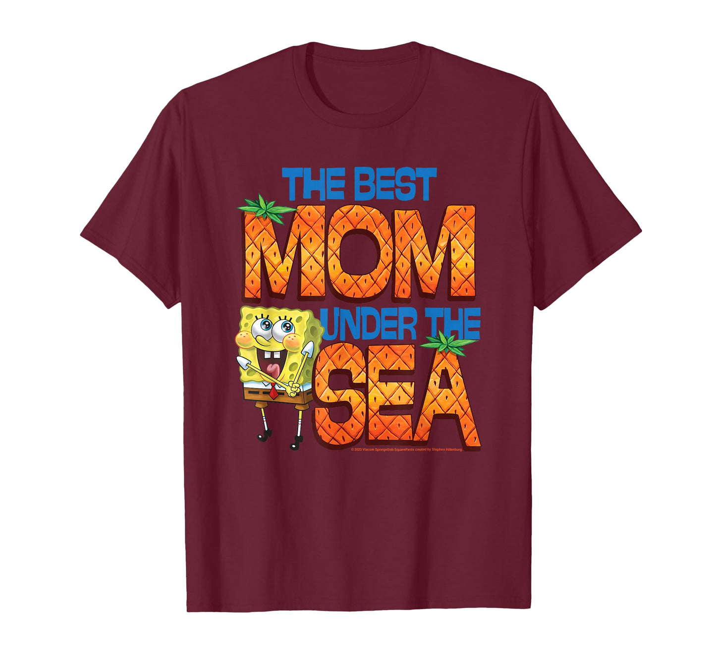 SpongeBob SquarePants Mother's Day Best Mom Under the Sea T-Shirt
