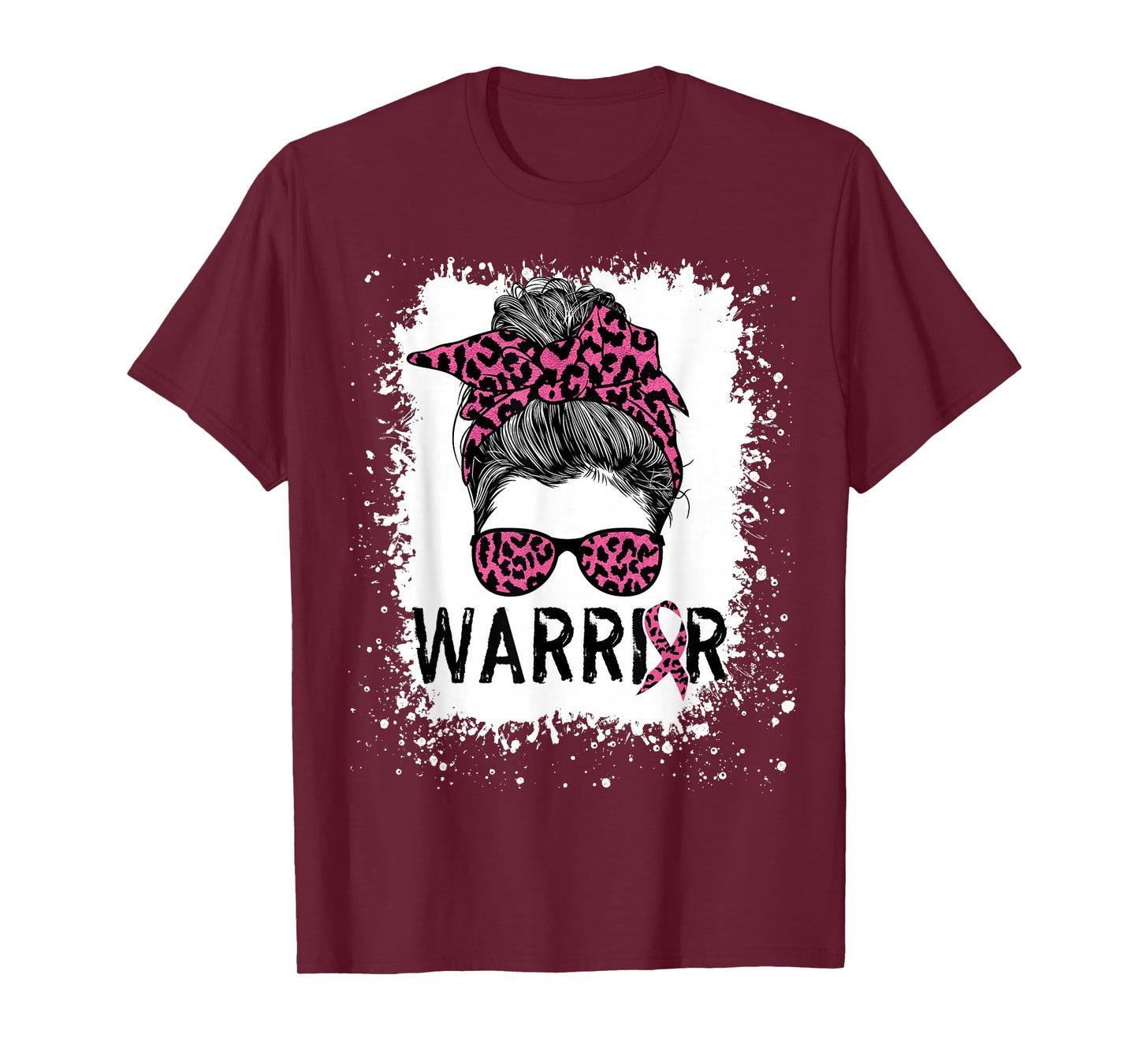 Warrior Breast Cancer Shirts Awareness Support Pink Ribbon T-Shirt