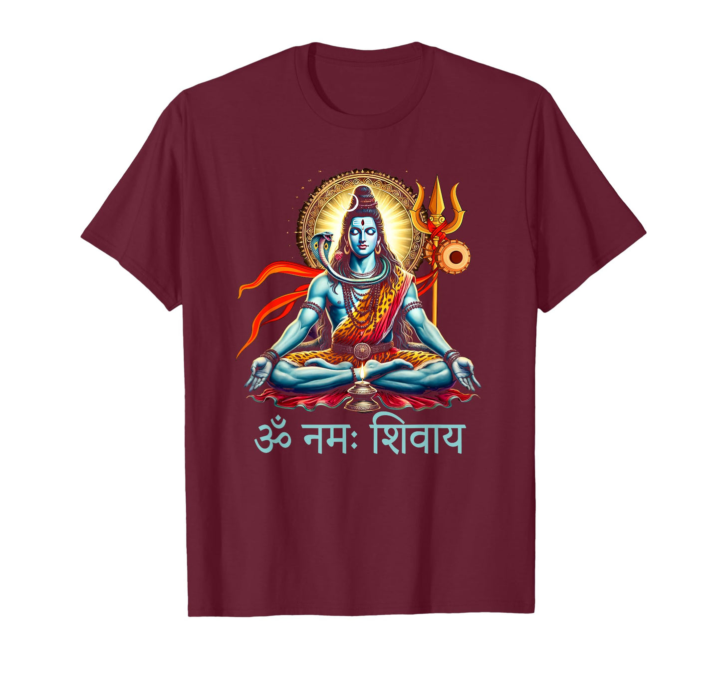 Shiva Hindu God Shiva Yoga Meditation Spiritual Religious T-Shirt