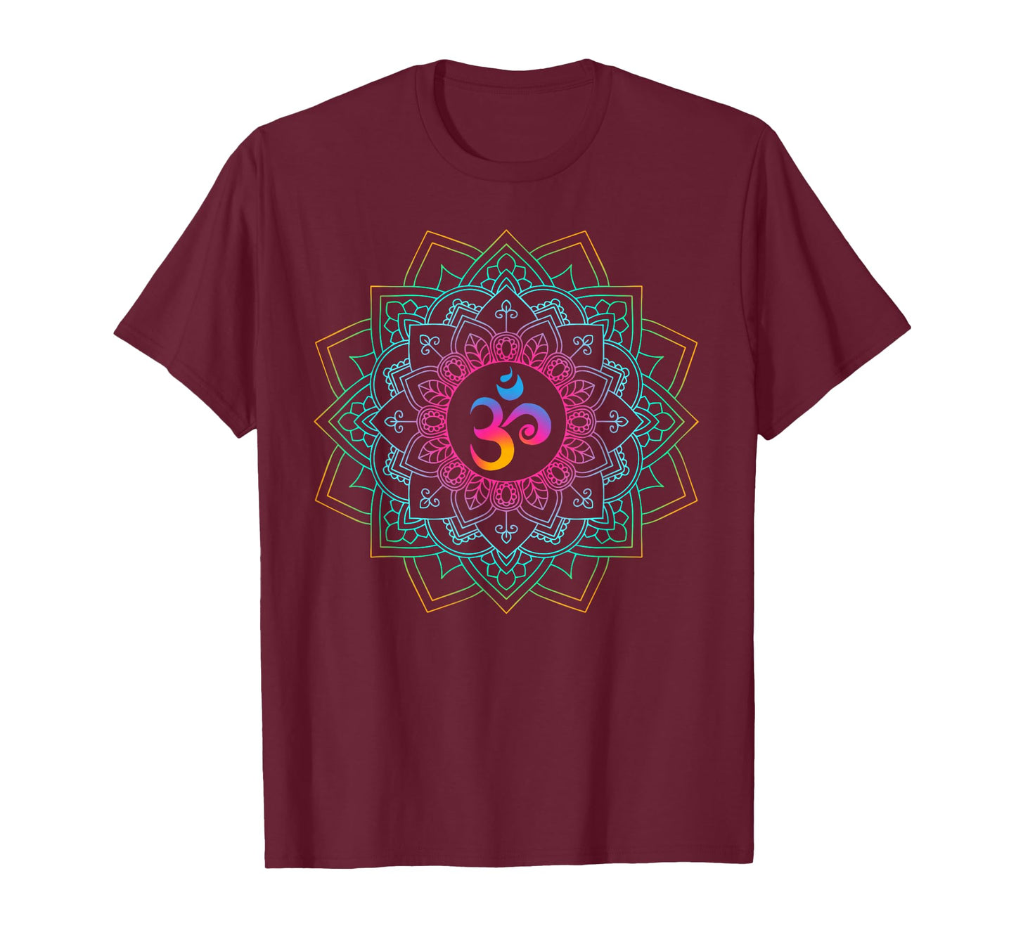 Om Meditations Mandalas Yoga Unisex T-Shirt