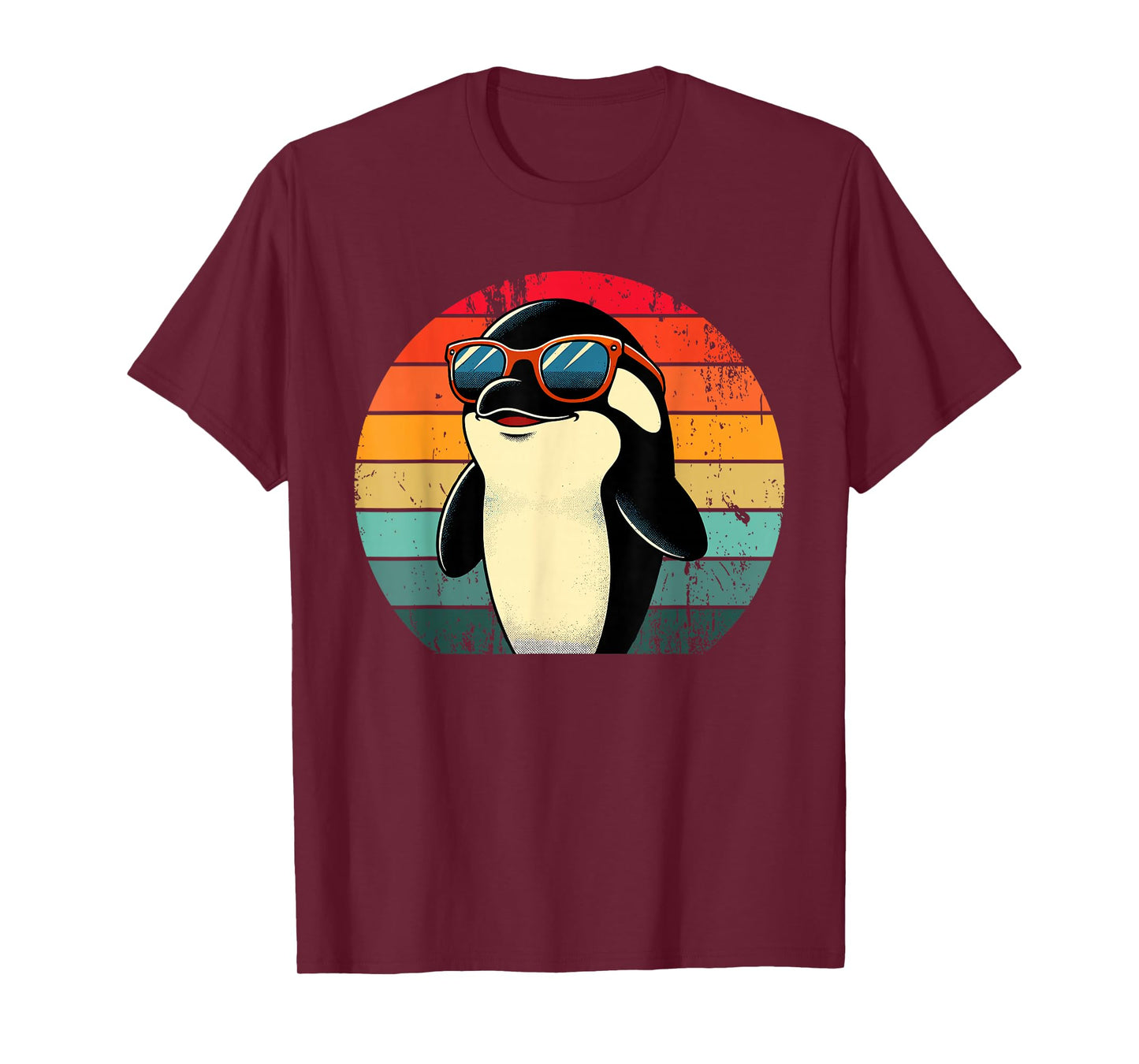 Pool Party Retro Orca Men Women Kids Funny Orca T-Shirt