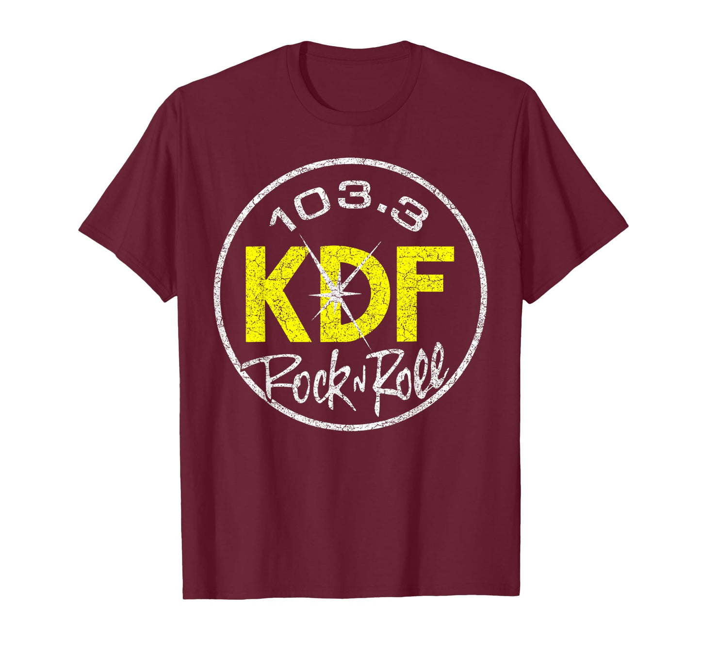 Vintage Graphic 103 KDF Retro Music Rock & Roll Lover Gift T-Shirt