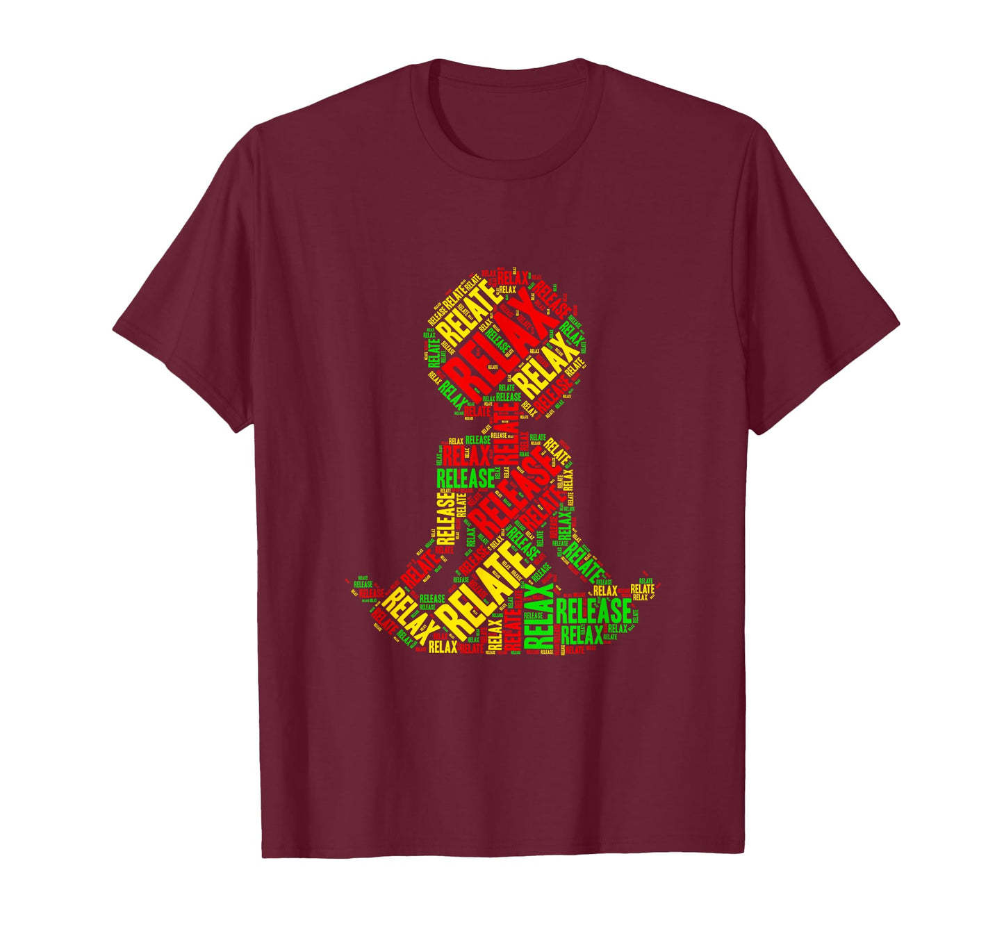 Relax, Relate, Release Afro Yoga T-Shirt