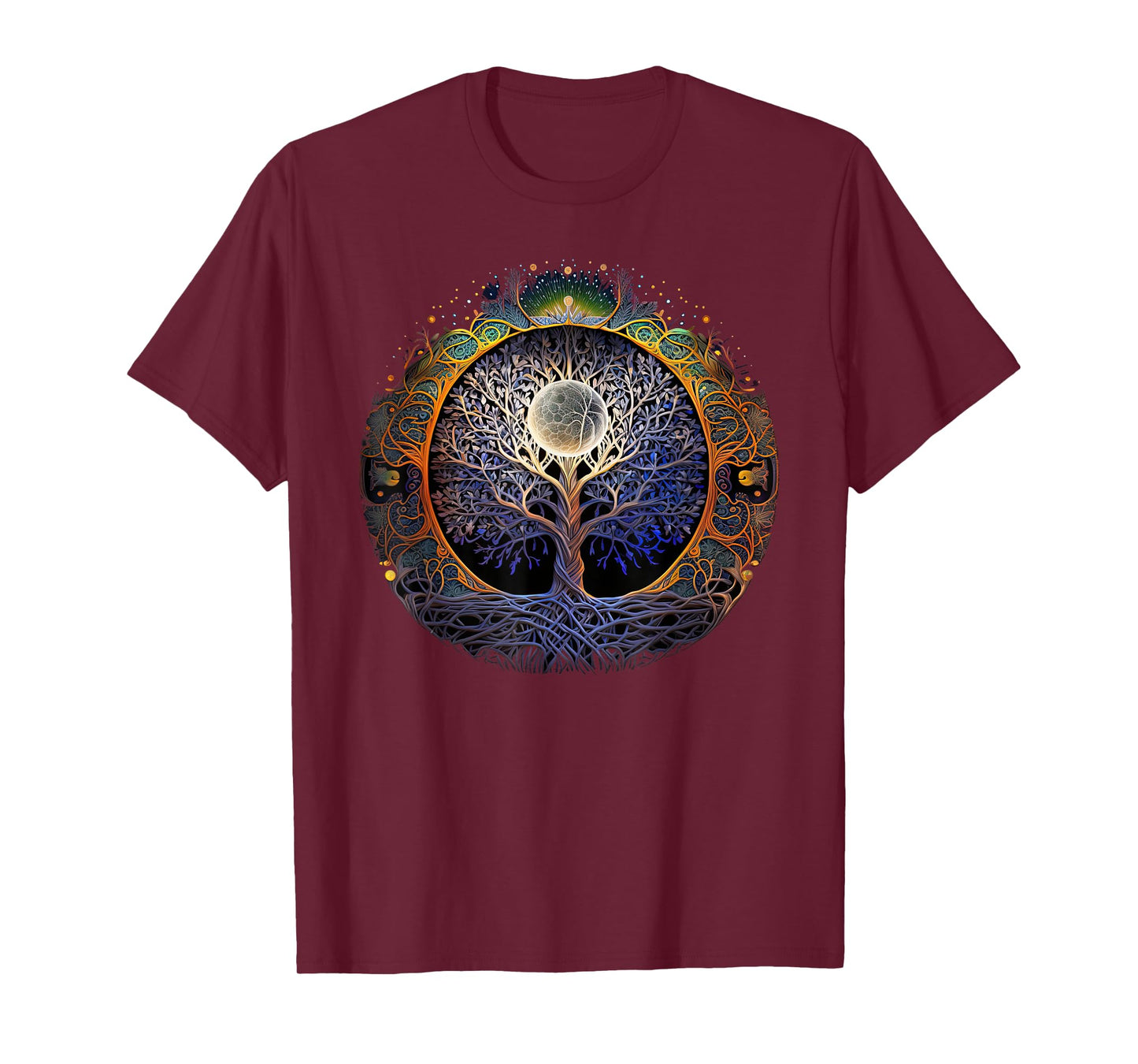 Tree Of Life Yoga Zen Namaste Meditation T-Shirt