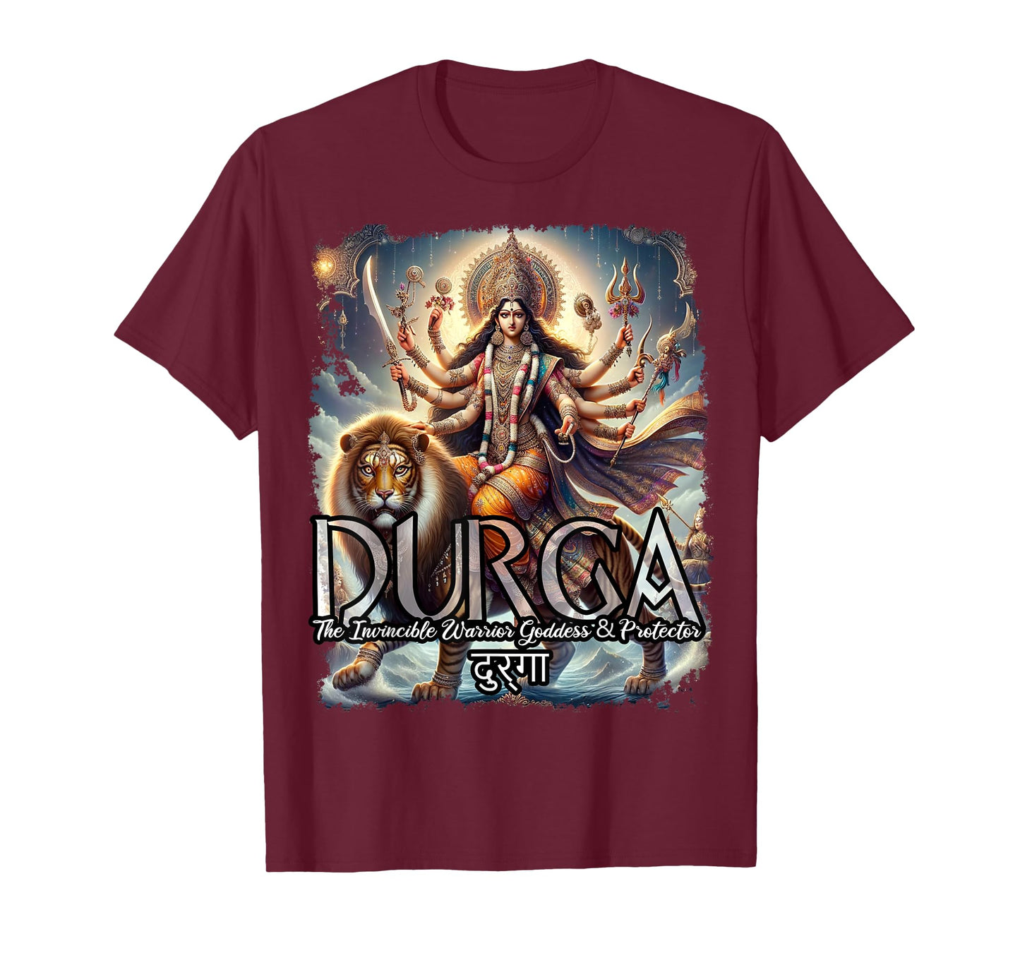 Durga Goddess War Hindu Mythology Devi Shakti T-Shirt