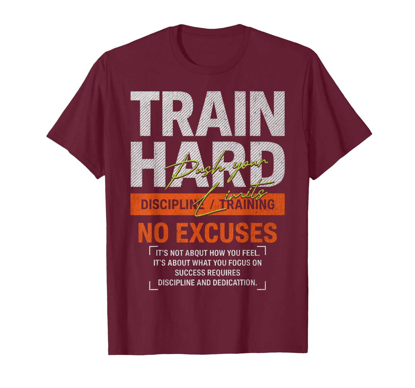 Y2K Fitness Quote Gym Training Discipline Yoga Sport Workout T-Shirt
