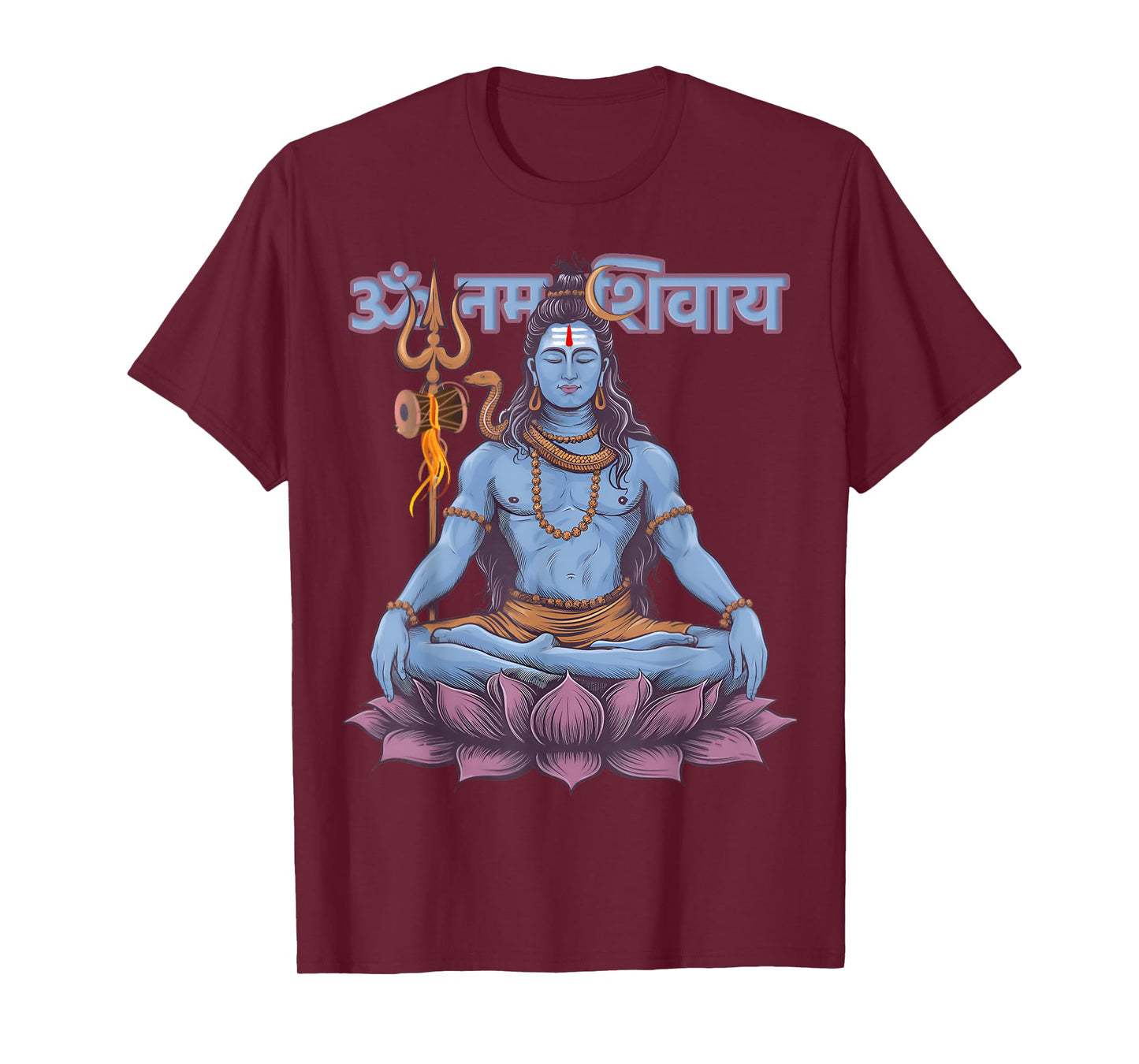Om Namah Shivaya Mantra Lord Shiva Shivaratri Men Women T-Shirt