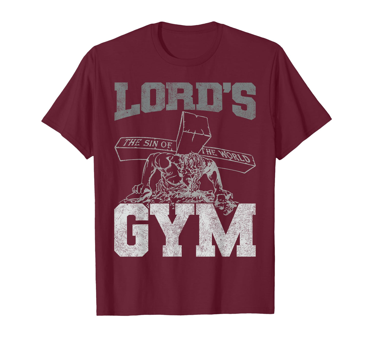 Lords Gym - Lord's The Sin of World Jesus T-Shirt
