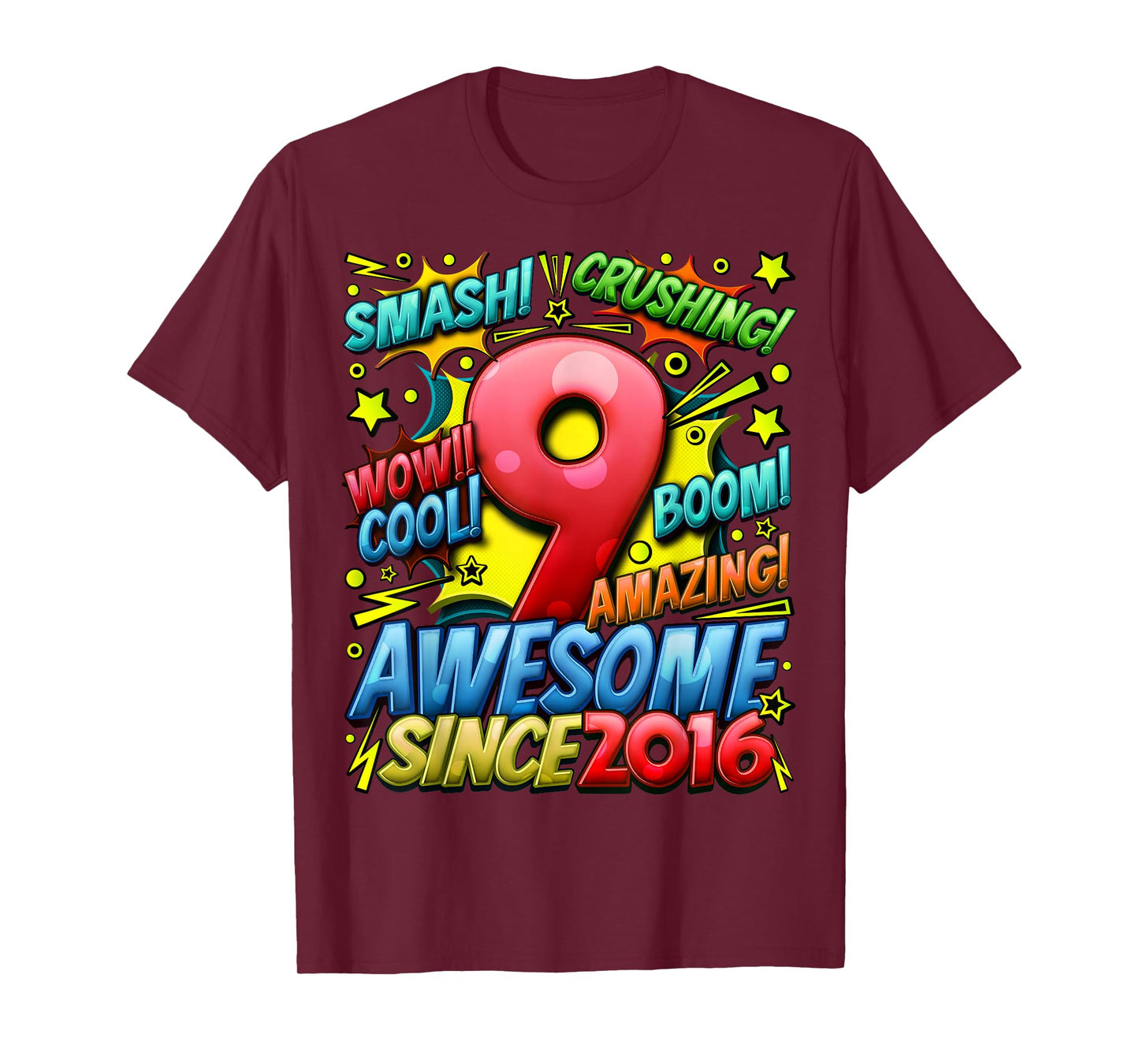 9 Year Old Gifts For Boys 9th Birthday Boy 9 Year Old Boy T-Shirt