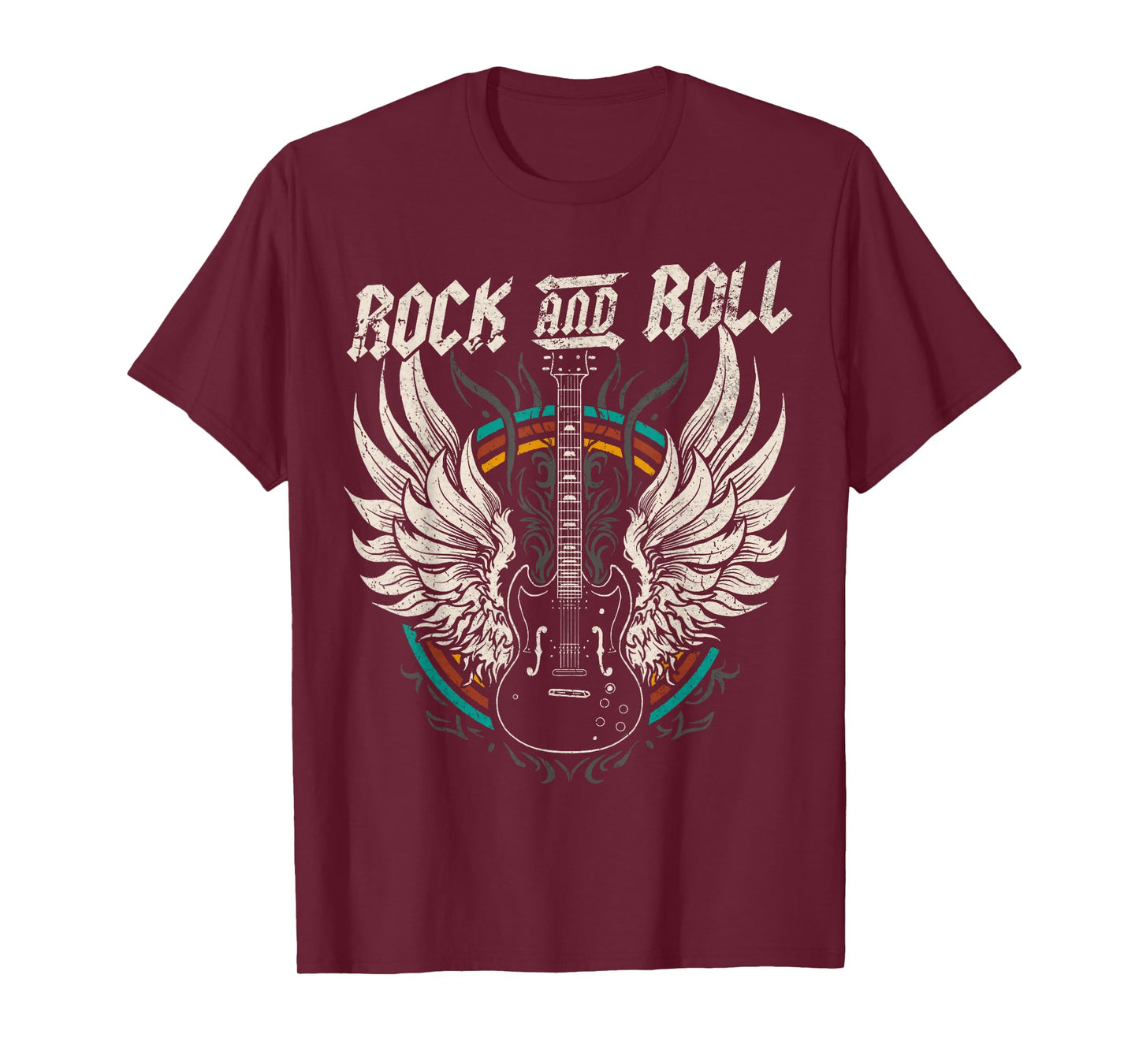 Rock and Roll Guitar Vintage ROCK Music T-Shirt