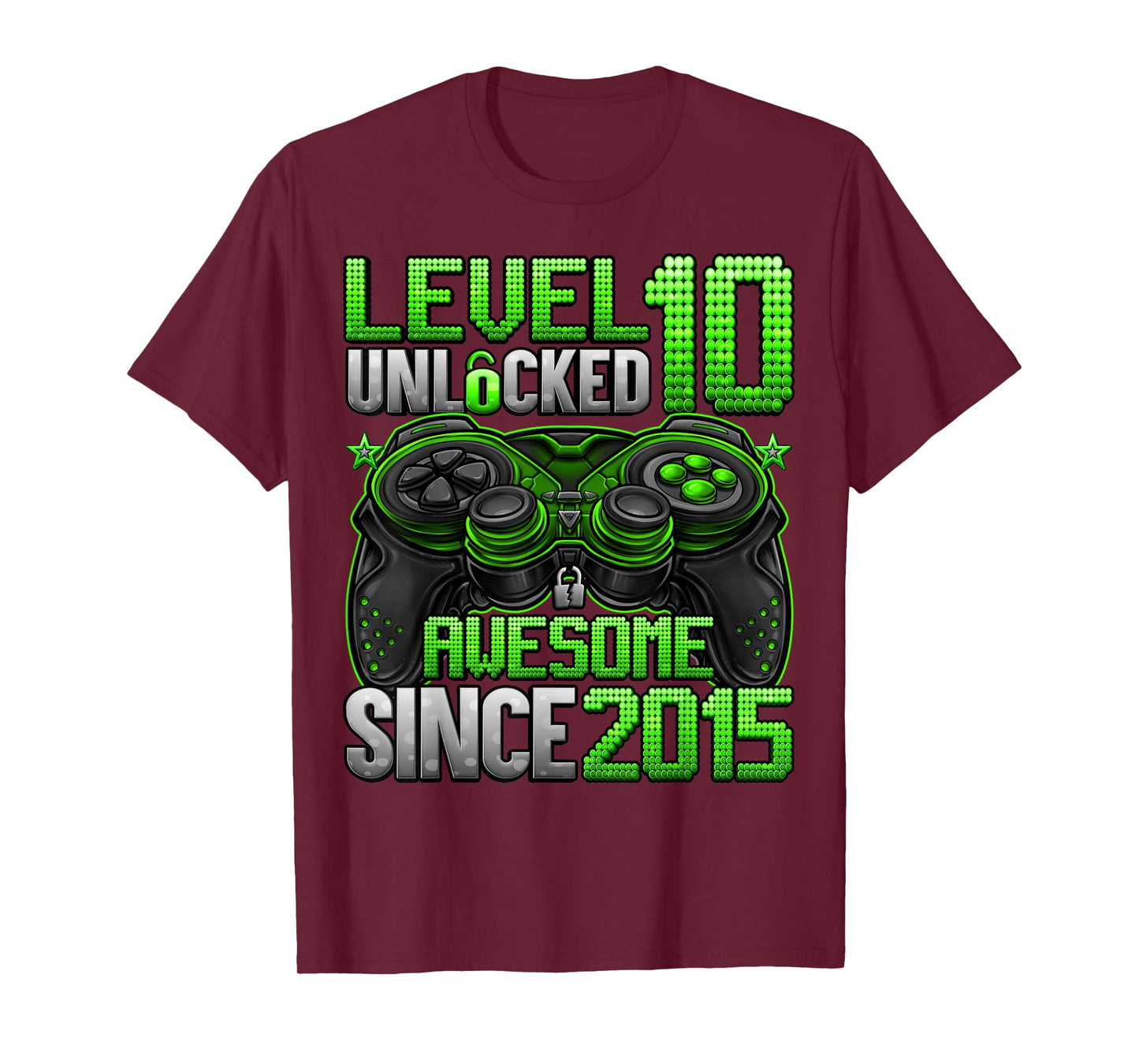 Level 10 Unlocked 10 Year Old Gifts Boys 10th Birthday Boy T-Shirt
