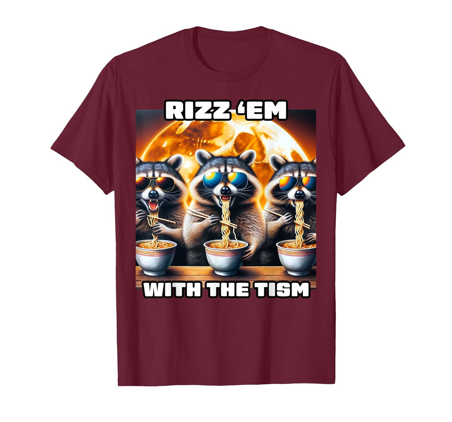 Rizz Em With The Tism Autism Awareness Funny Meme Boys Girls T-Shirt