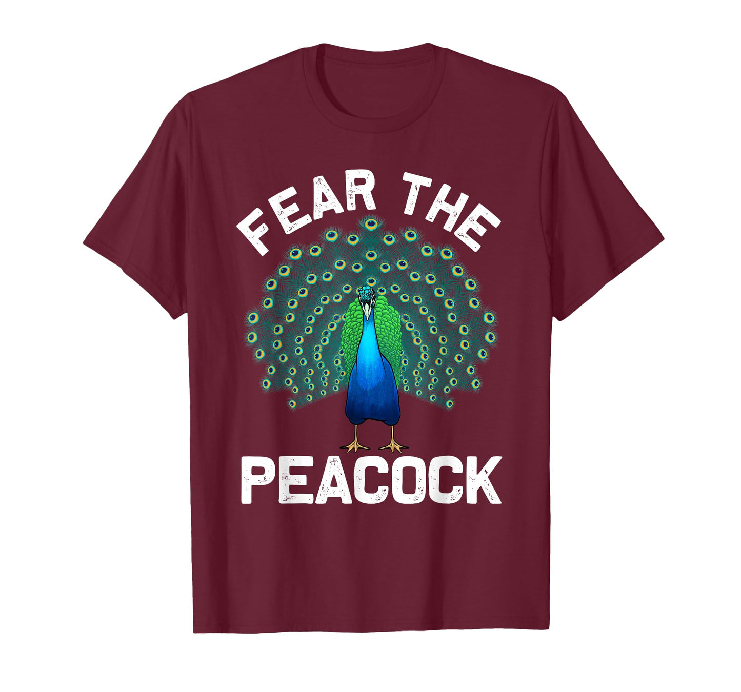 Funny Peacock Art For Men Women Adult Feather Peacock Lover T-Shirt