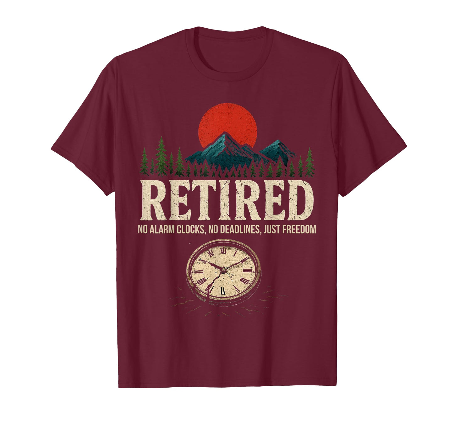Retirement Party No Alarm Clocks No Deadlines Just Freedom T-Shirt