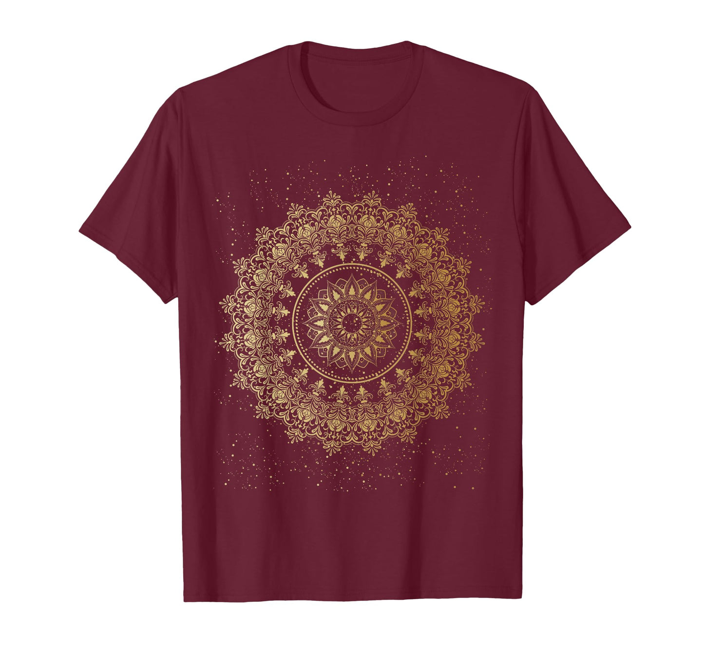 Womens Mandala Circle Mandala T-Shirt