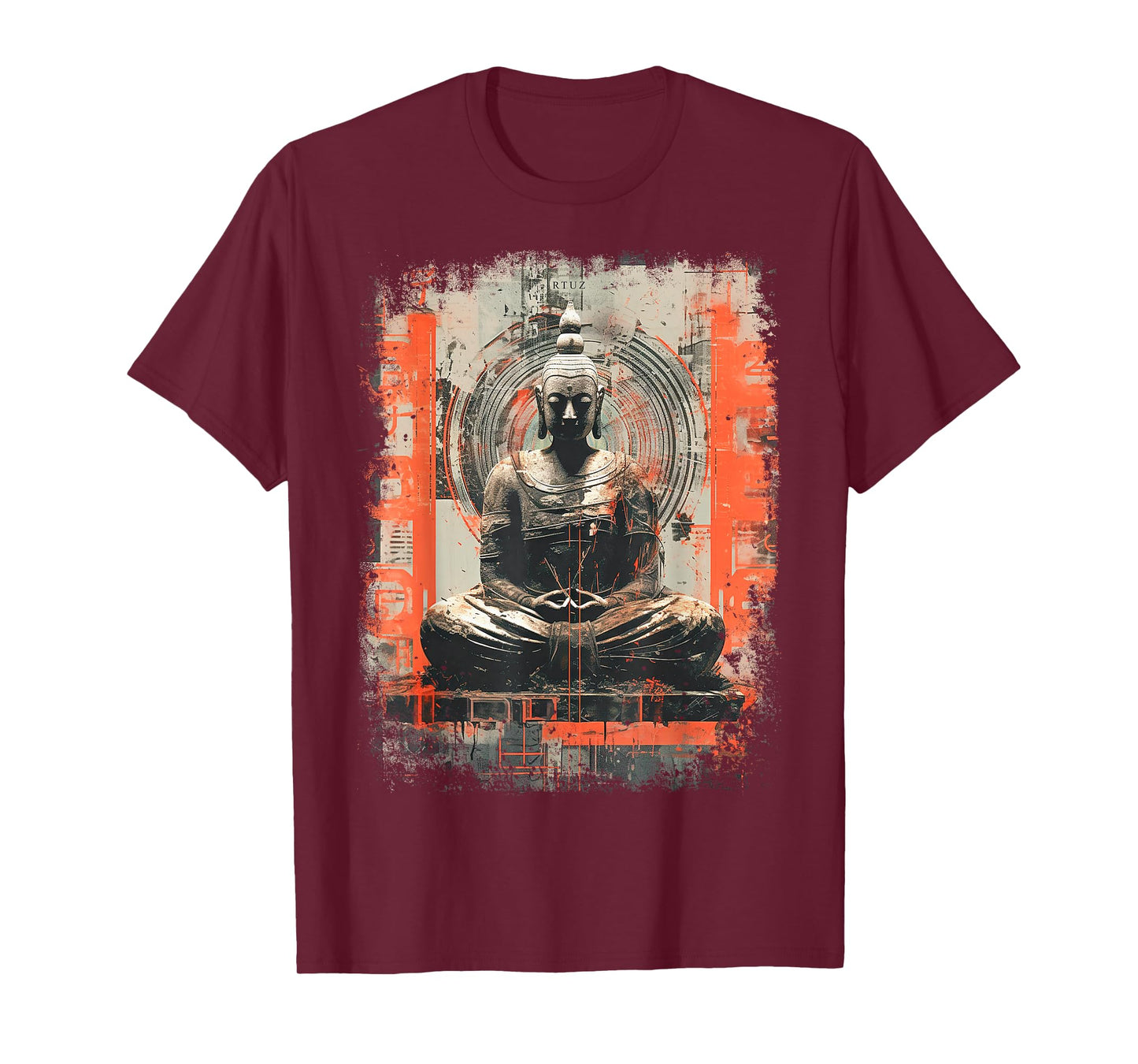 Hip Hop Y2K Vintage Hipster Retro Edgy Streetwear Buddha T-Shirt