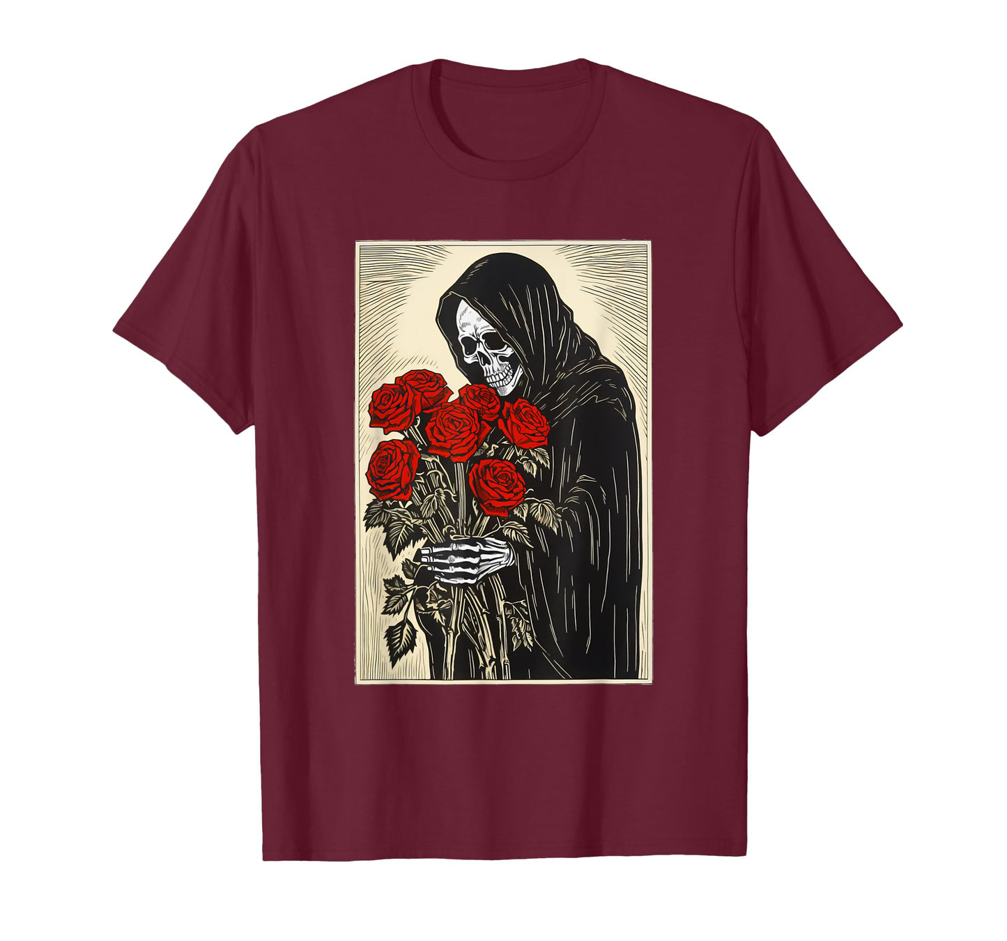 Grim Reaper Smelling The Roses T-Shirt