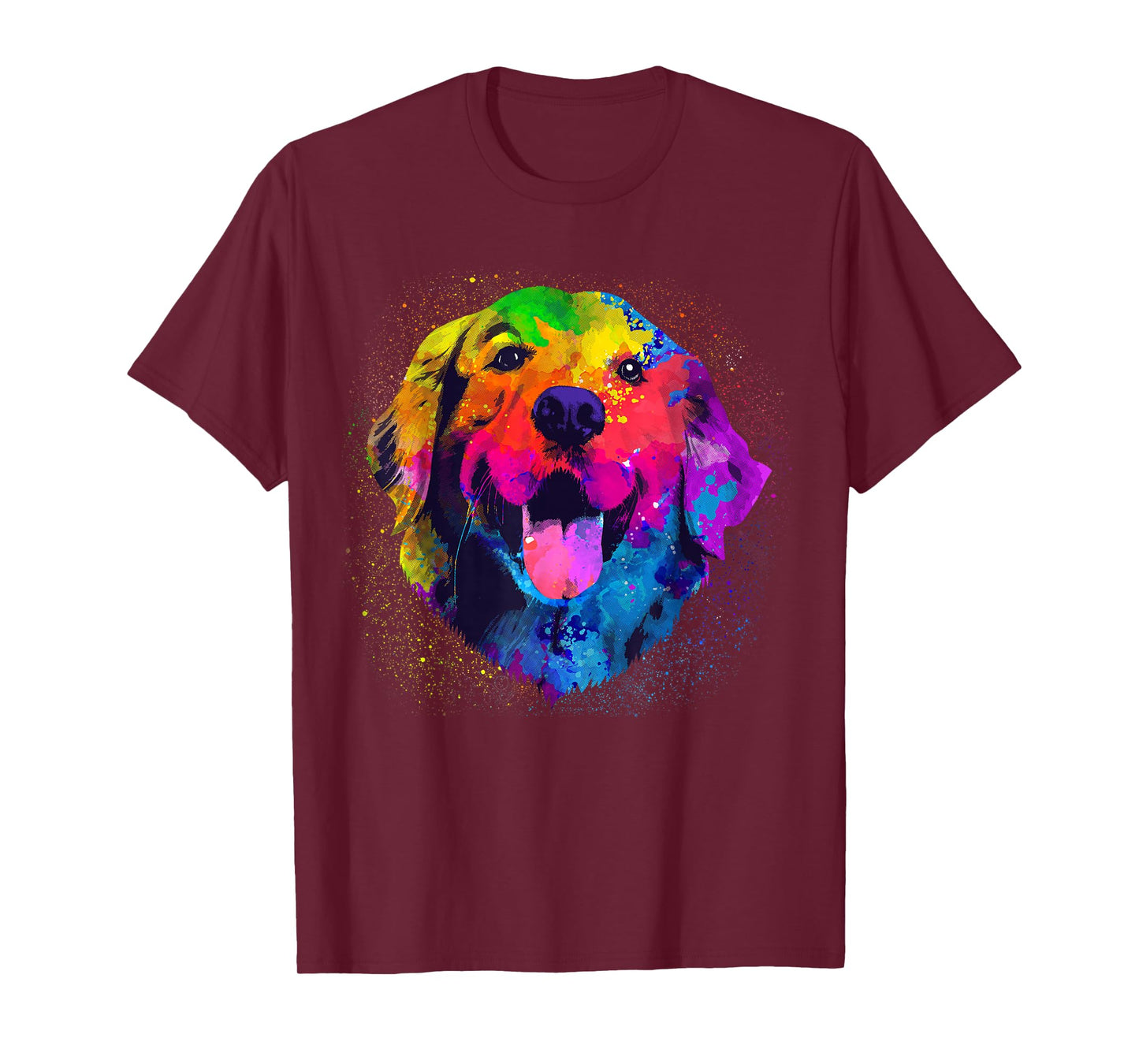 Golden Retriever Art For Men Women Golden Retriever Lover T-Shirt