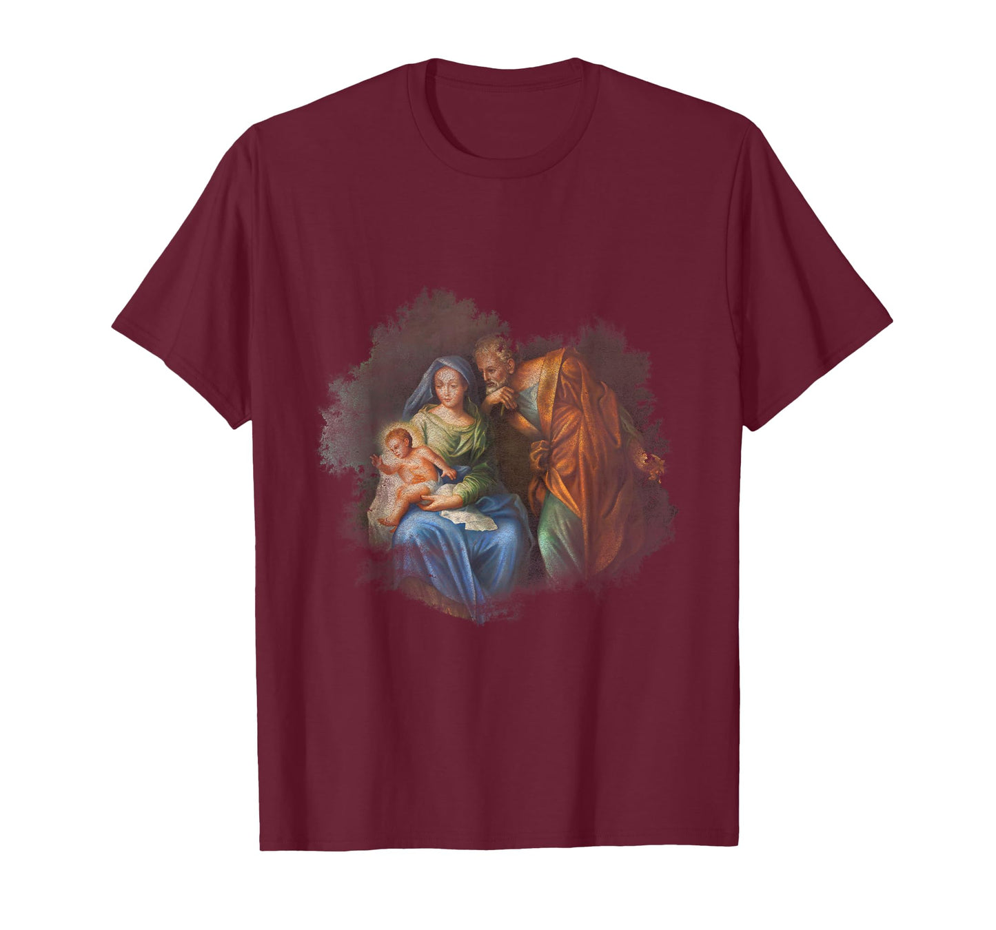 Sacred Family Tee Virgin Mary Joseph Jesus Catholic T-Shirt