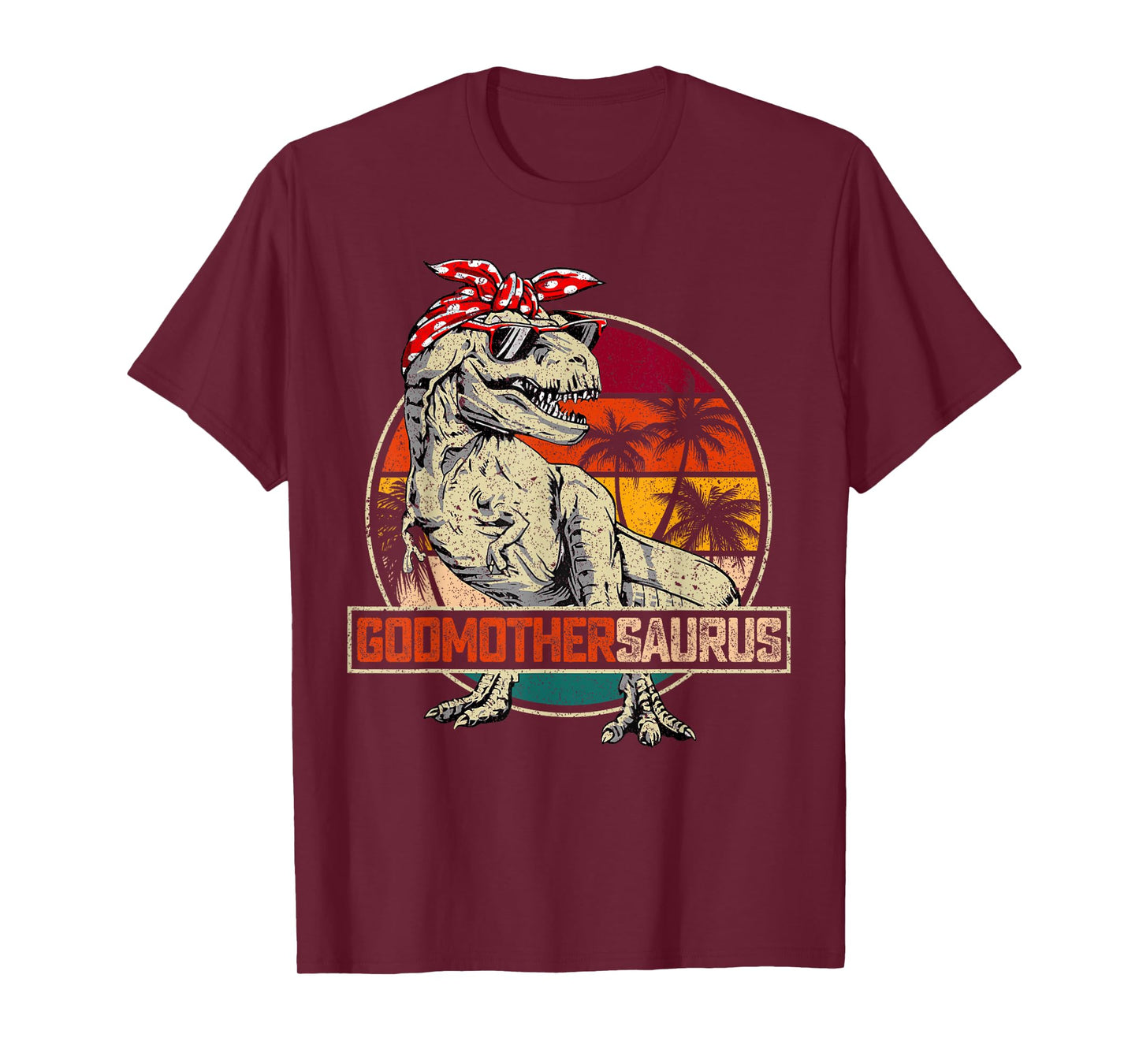 Godmothersaurus T Rex Dinosaur Godmother Saurus Family Match T-Shirt