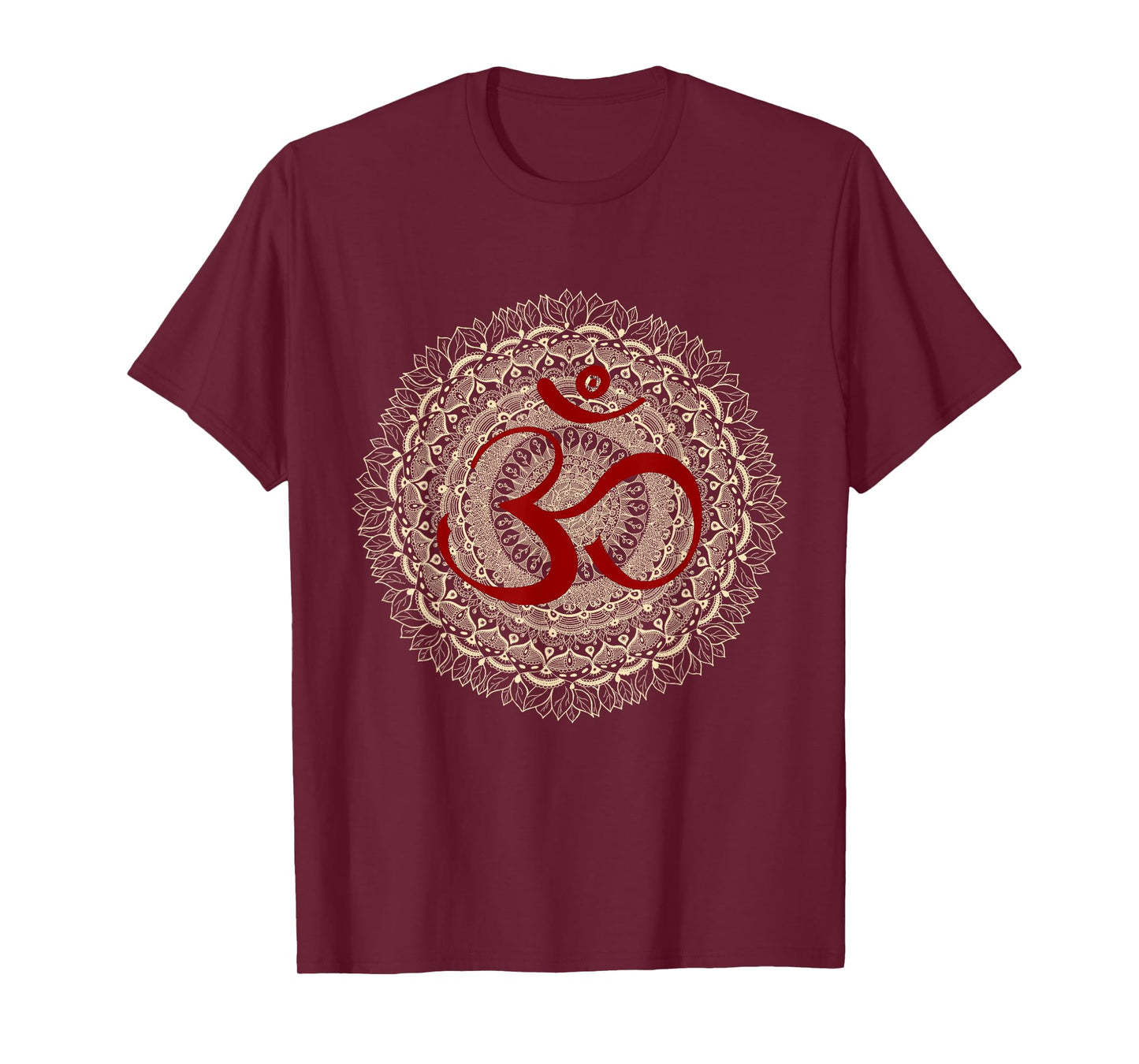 Yoga Symbols by Mona Om Yoga Ohm Hindu Meditation T-Shirt