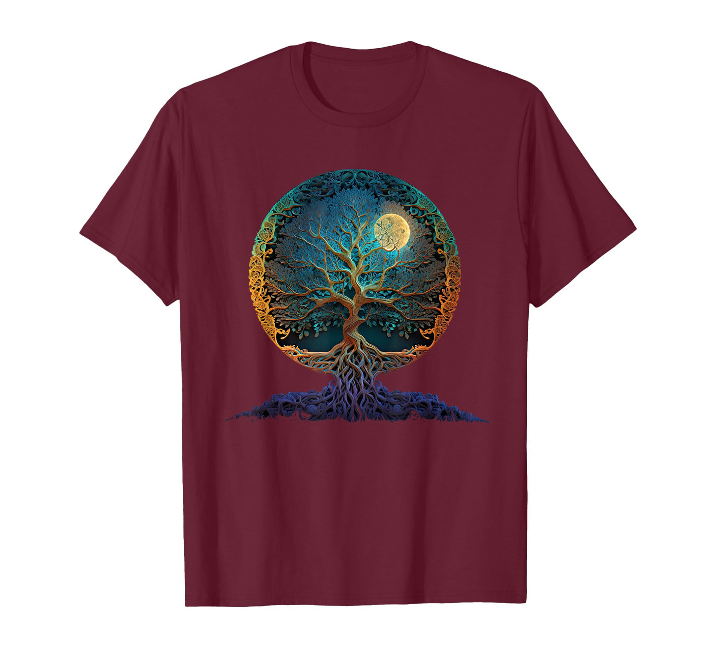Tree Of Life Yoga Zen Namaste Meditation T-Shirt