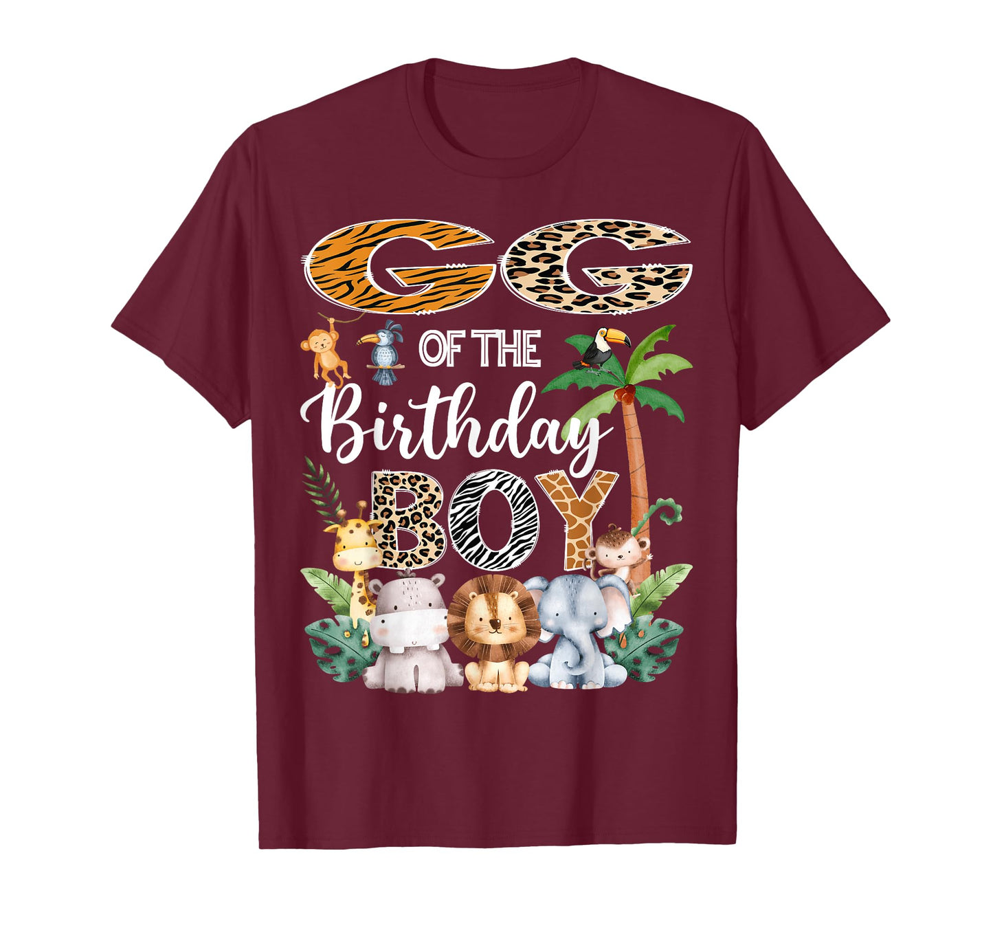 GG Of The Birthday Boy Safari Jungle Bday Party T-Shirt