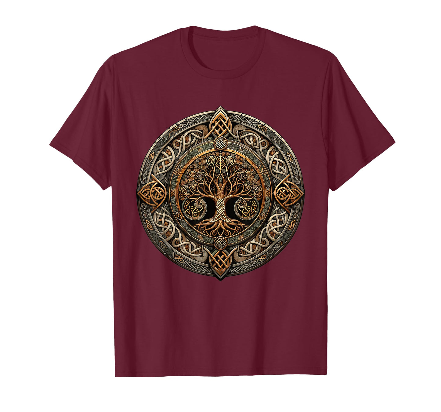Celtic 'Tree Of Life' Shield s Celtic Knot Designs T-Shirt