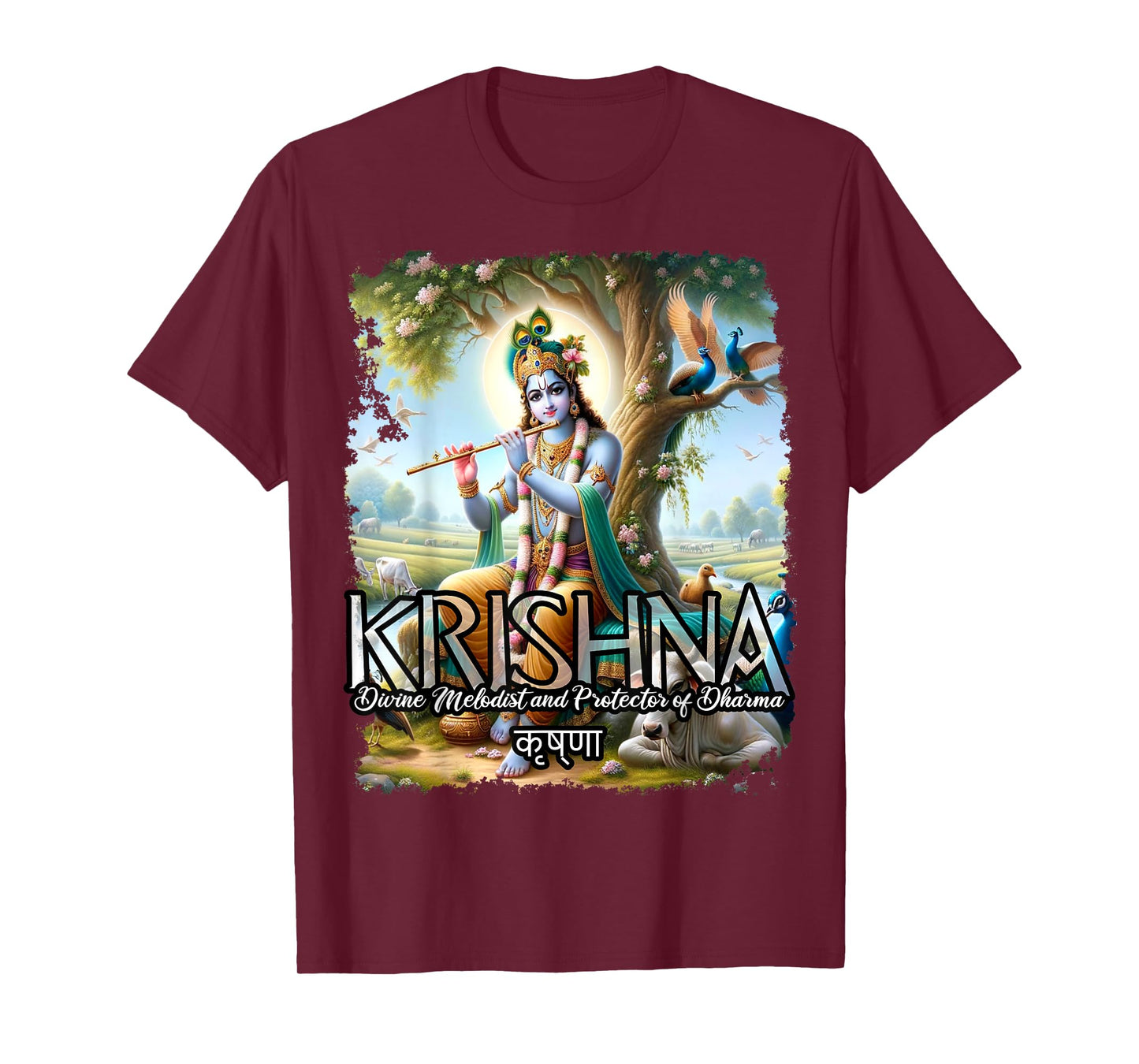 Krishna Hindu God Mythology Spiritual Enlightenment T-Shirt