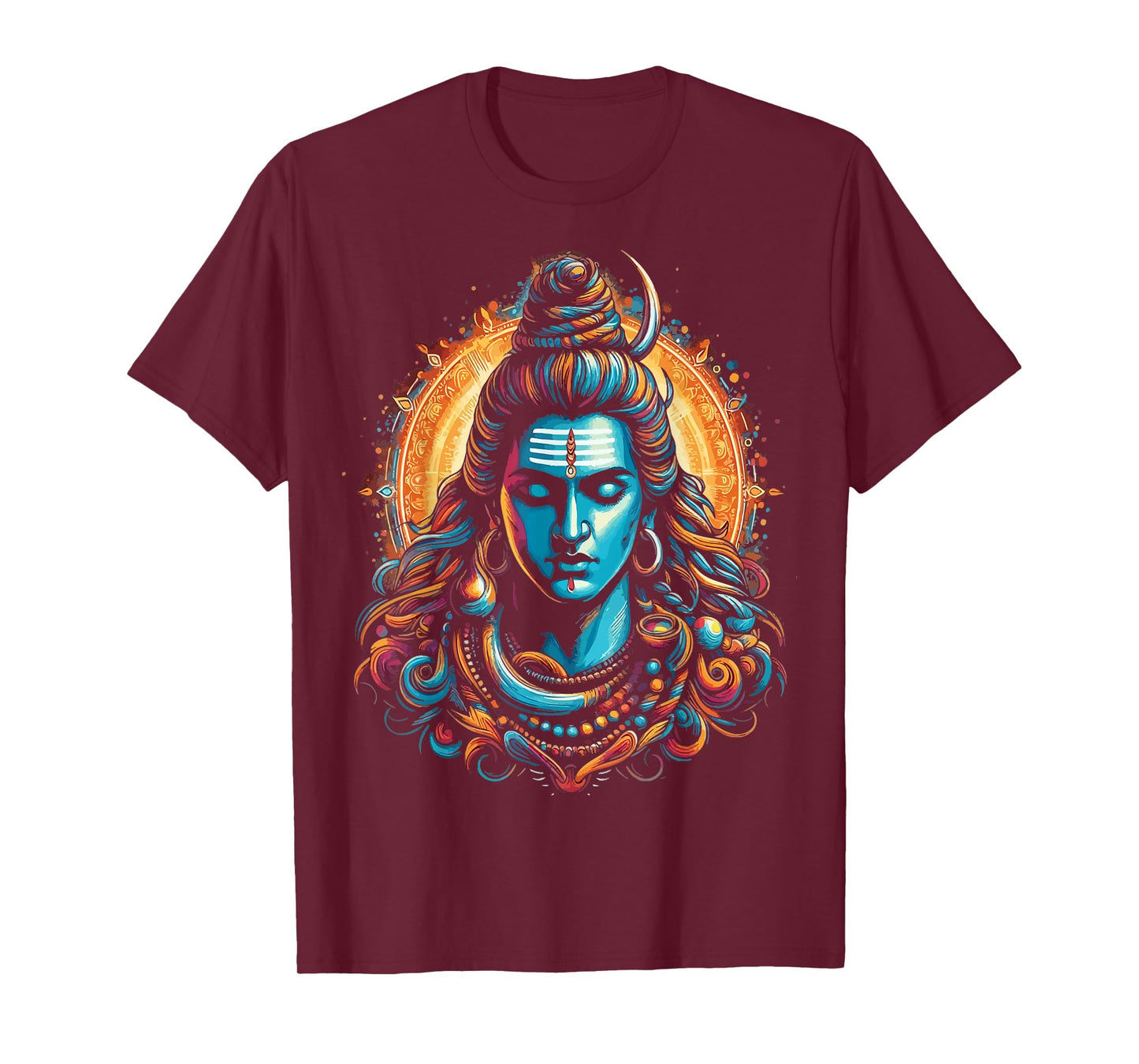 Lord Shiva Hindu God Mahadeva Trident Hinduism Devotee T-Shirt
