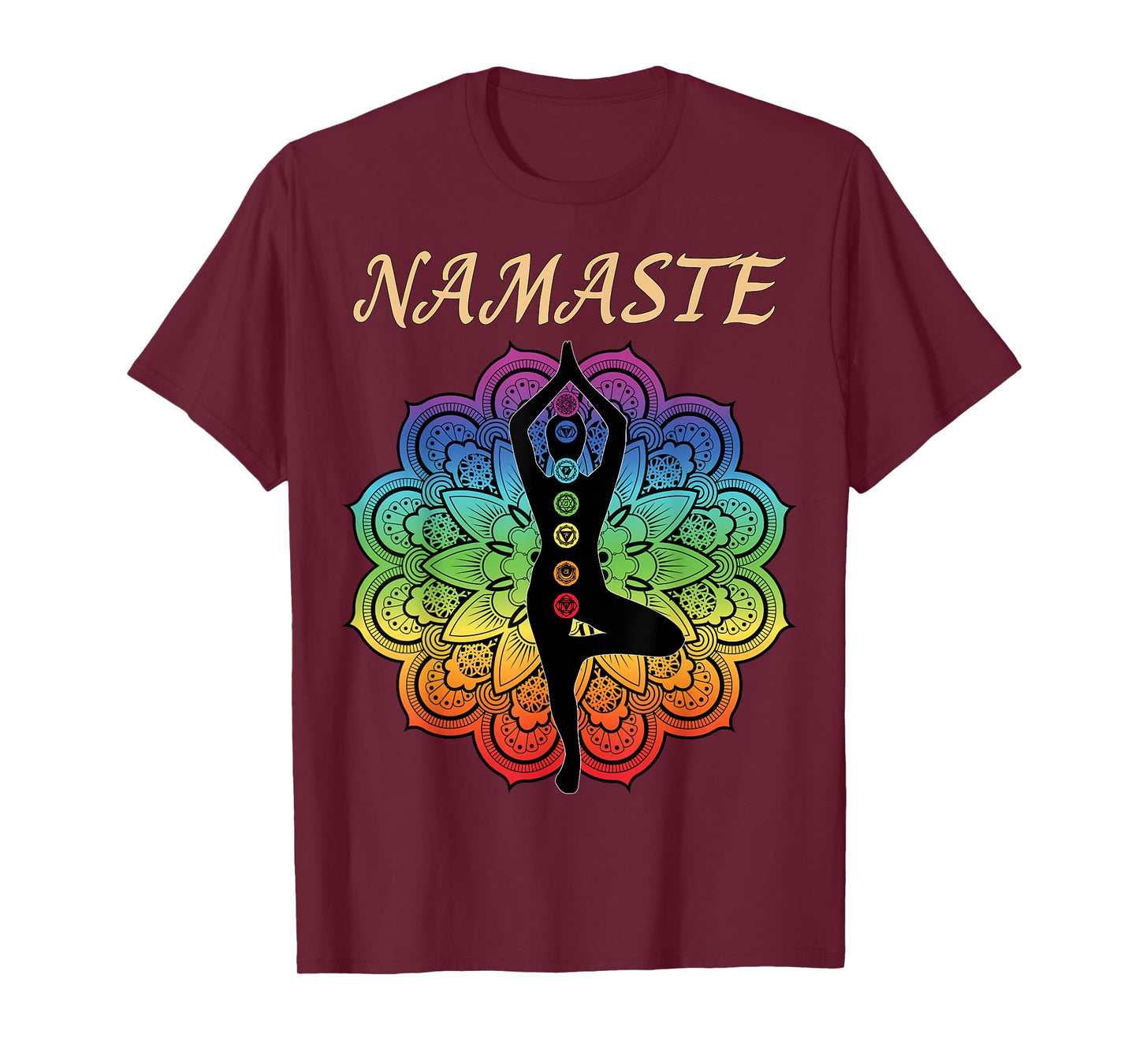 7 Chakra Namaste Reiki Kundalini Yoga T-Shirt