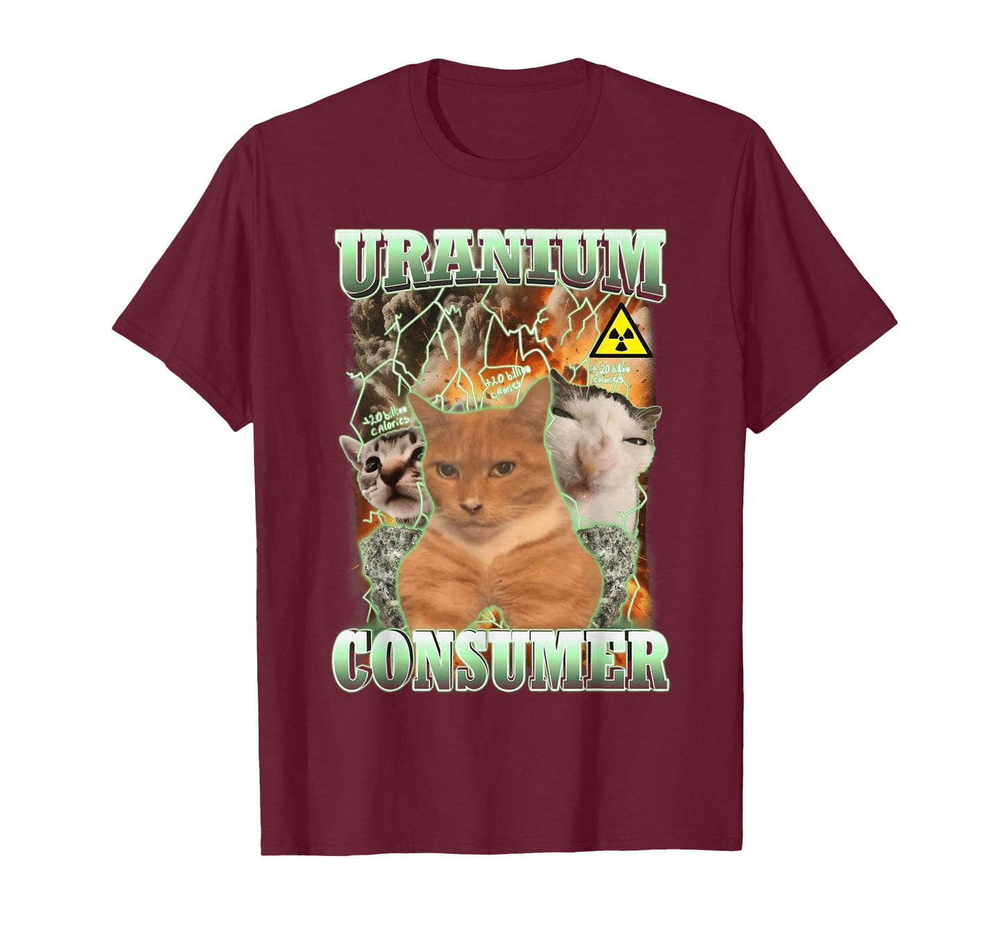 Uranium Consumer Cat Funny T-Shirt