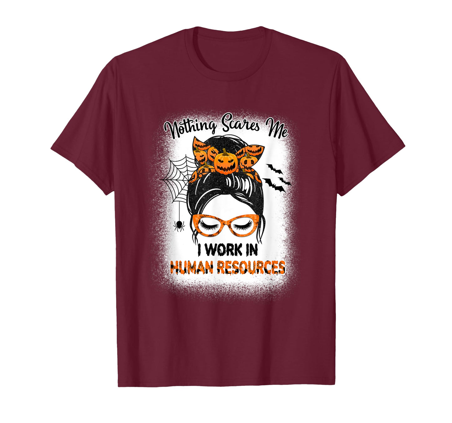 Nothing Scares Me Human Resources - HR Manager Halloween T-Shirt