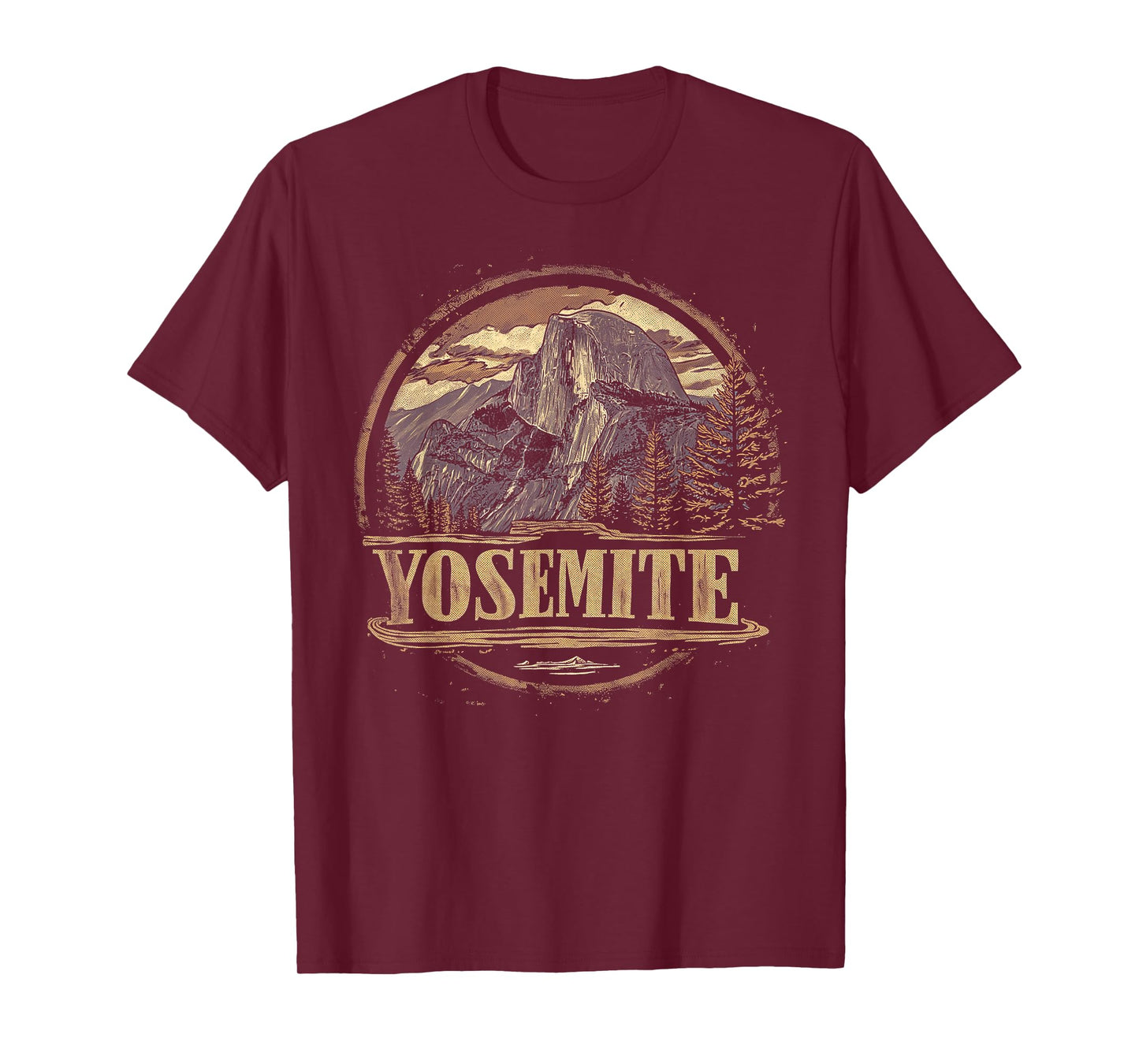 Yosemite - US National Park Vintage Men Women Retro T-Shirt