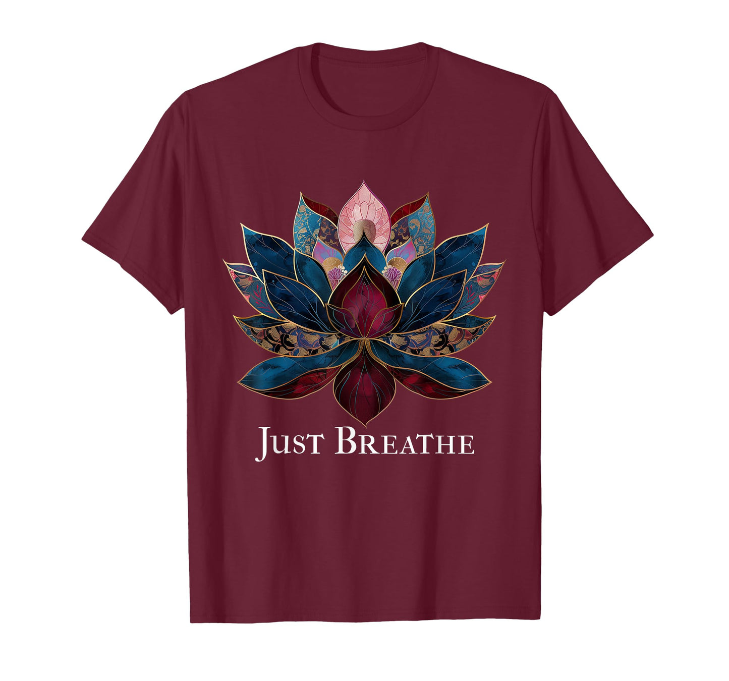Yoga Lotus Flower Zen Buddhism Buddhist Buddha Meditation T-Shirt