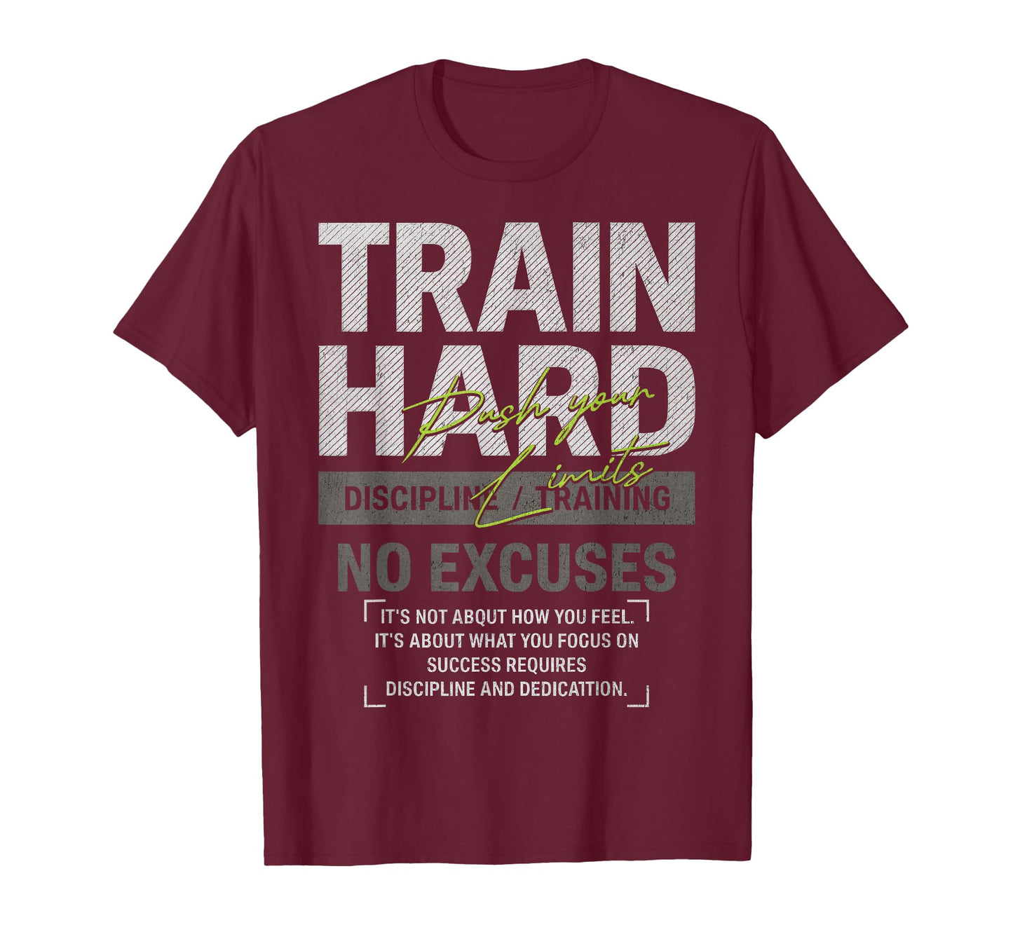 Y2K Fitness Quote Gym Training Discipline Yoga Sport Workout T-Shirt