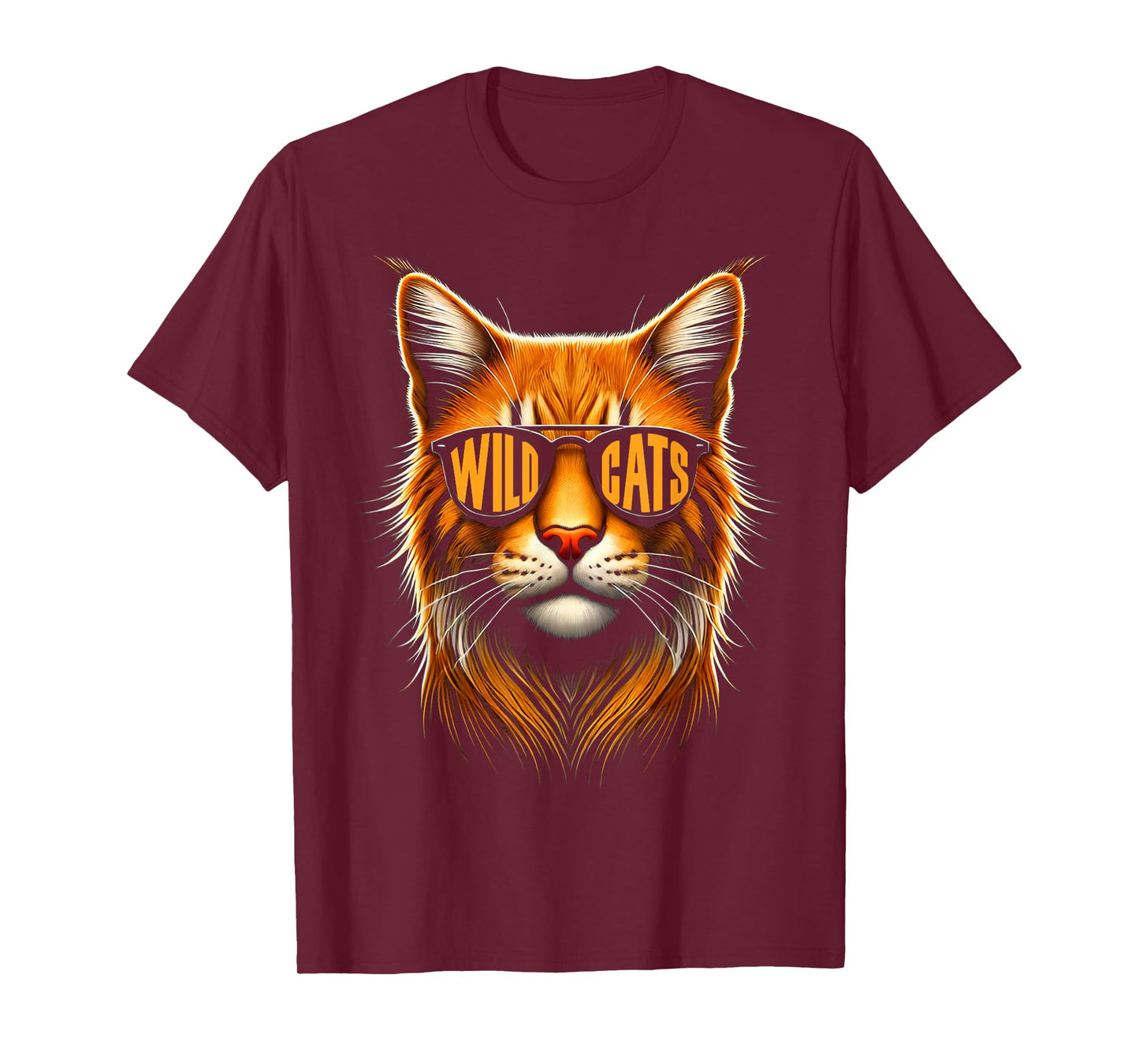 Vintage Wildcats Name Proud | Cat's Lovers Animal Evergreen T-Shirt