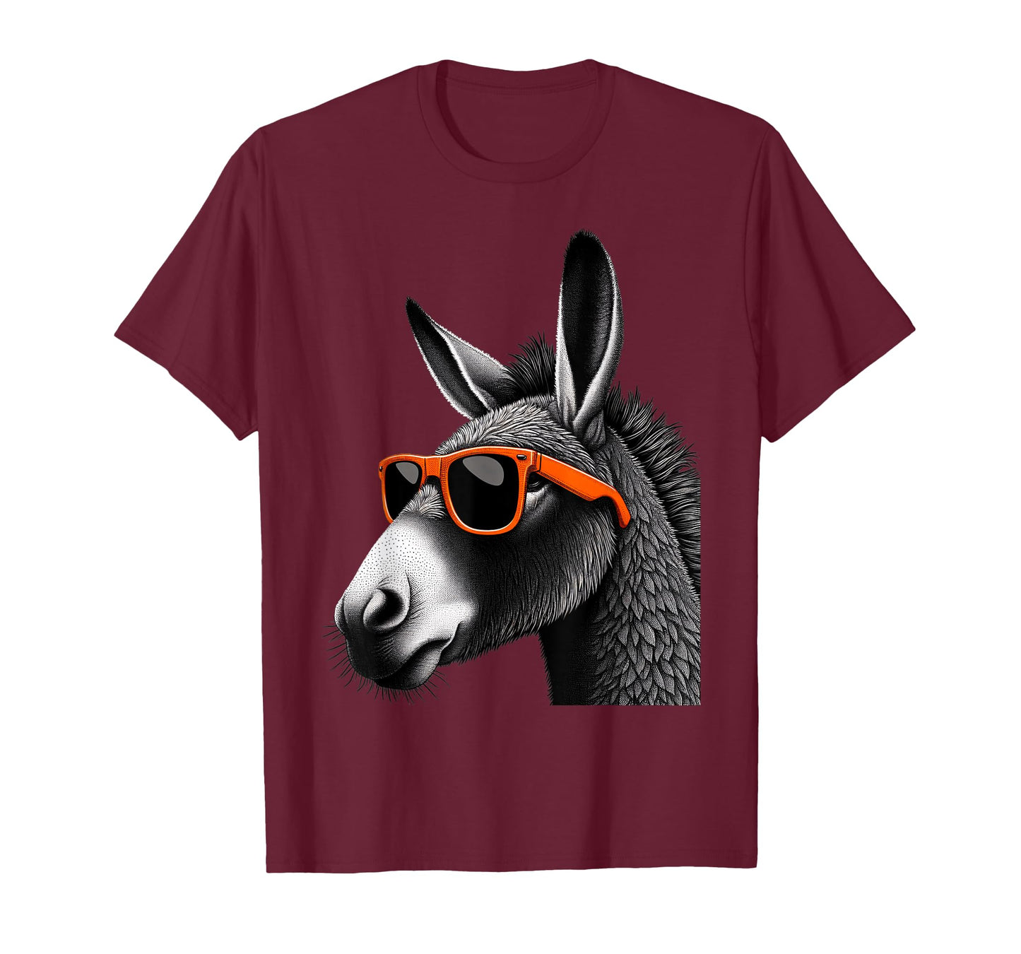 Cool Mule Wearing Sunglasses Graphic Art T-Shirt