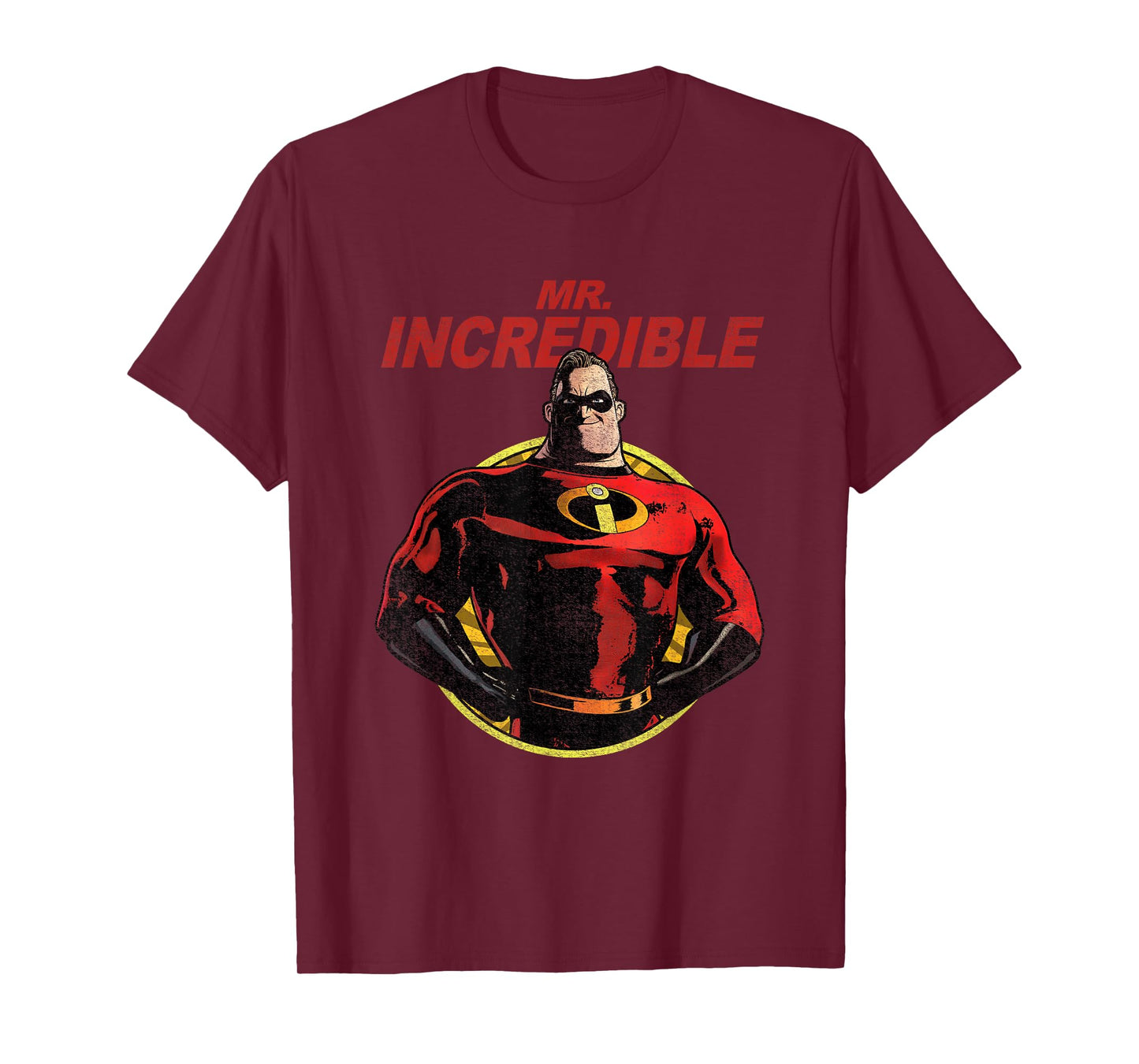 Disney Pixar The Incredibles 2 Mr. Incredible Vintage Dad T-Shirt