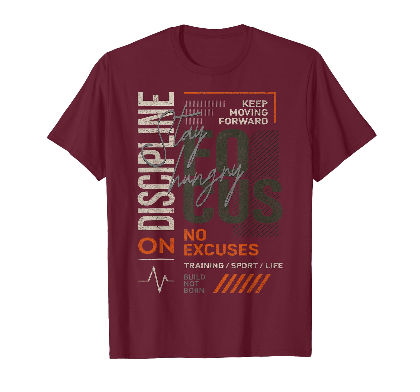 Y2K Fitness Quote Gym Training Discipline Yoga Sport Workout T-Shirt