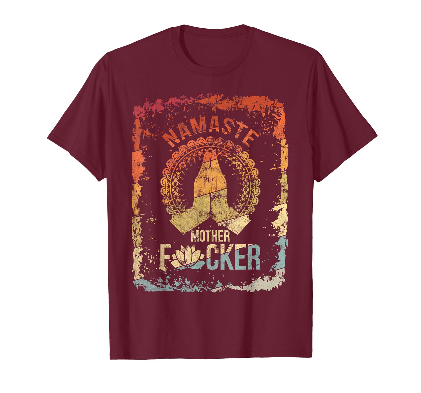Yoga Namaste Mother F Vintage T-Shirt