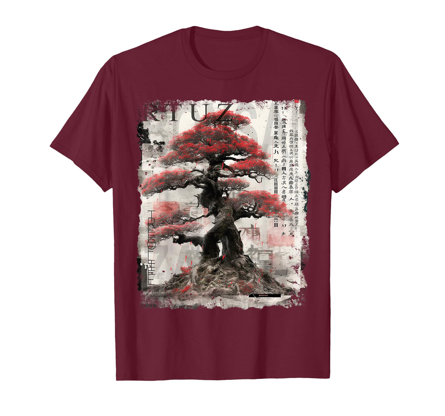 Hip Hop Y2K Vintage Hipster Edgy Urban Streetwear Bonsai T-Shirt