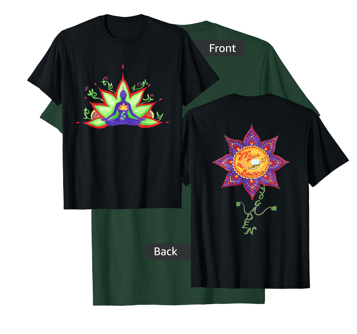 Yoga Bees Yoga Sutra Yoga Den T-Shirt